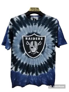 Vintage NFL Team Apparel Oakland Raiders Black Short Sleeve T-Shirt  Spellout L