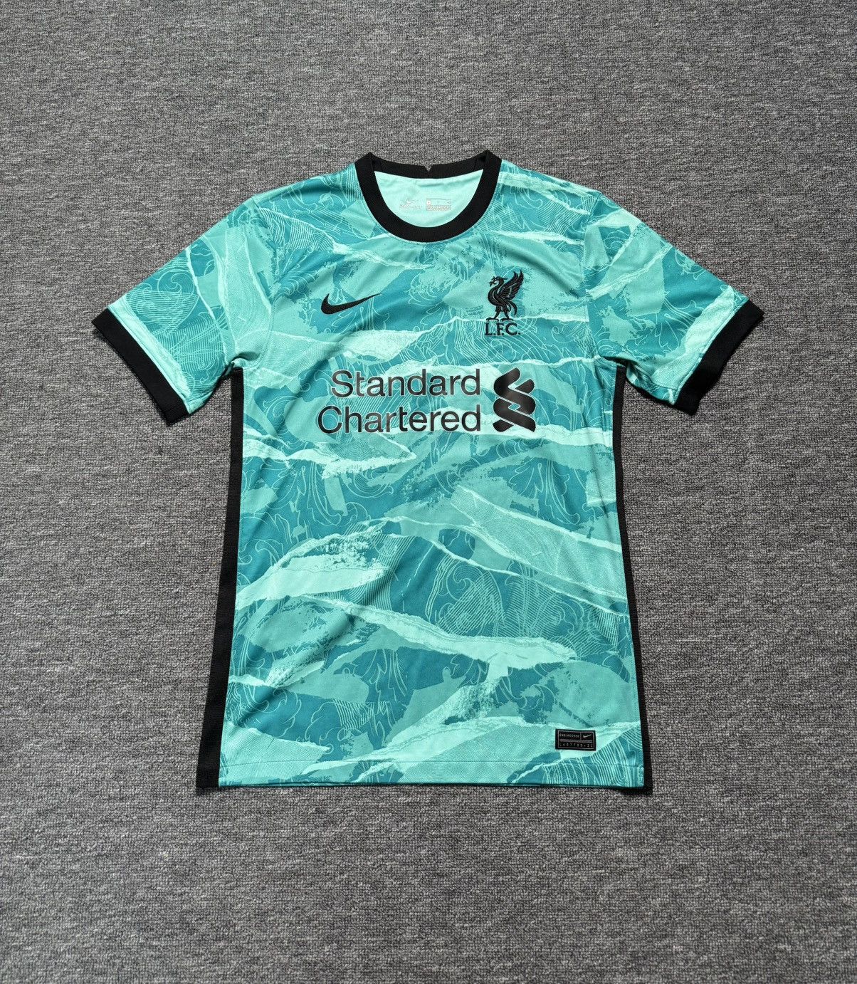 Nike Nike Liverpool Away Soccer Jersey 2020/21 Turquoise Size US S / EU 44-46 / 1 - 1 Thumbnail
