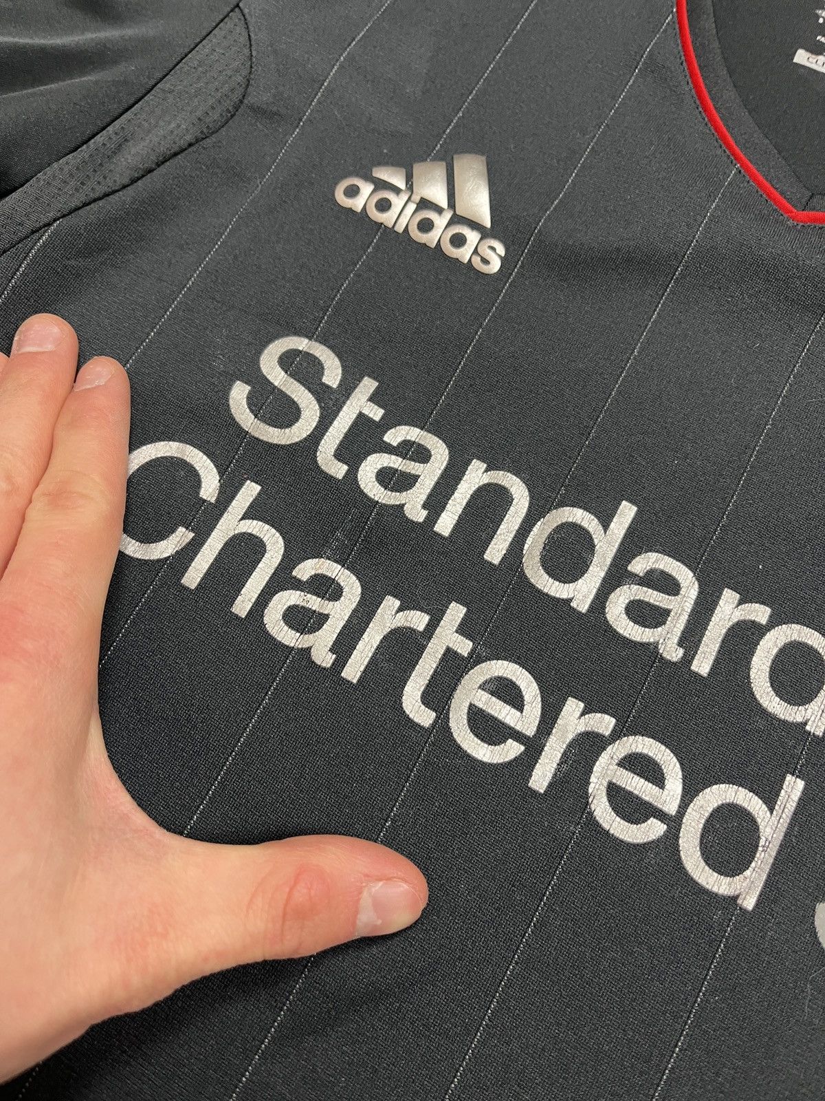 Adidas Adidas Liverpool 2011/12 Away Soccer Jersey Football Shirt Size US S / EU 44-46 / 1 - 8 Thumbnail