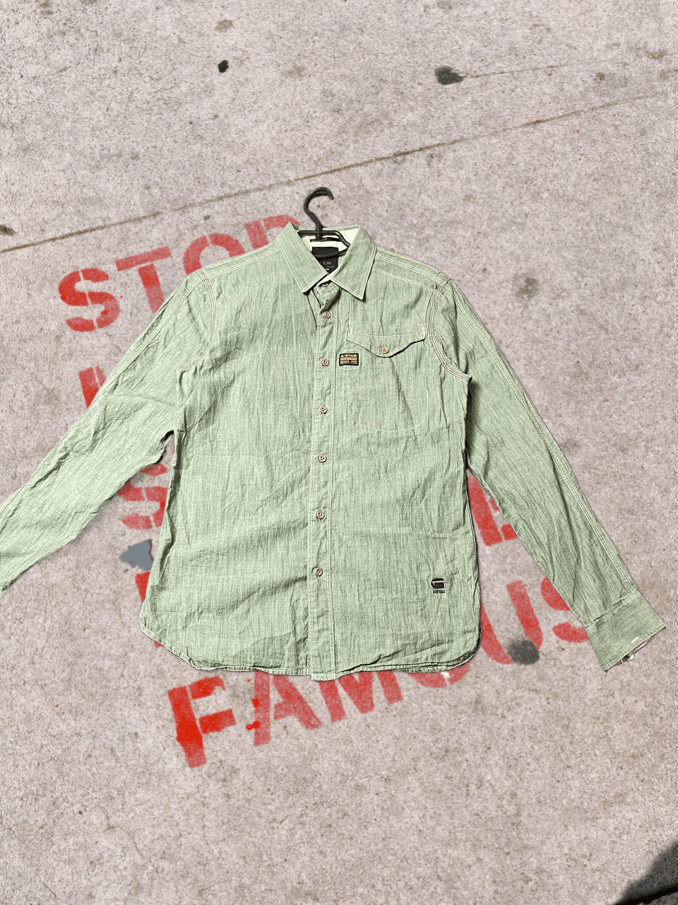 G-Star Logo G-Star Raw Size M Shirt Y2K Avant-Garde Size US M / EU 48-50 / 2 - 1 Thumbnail