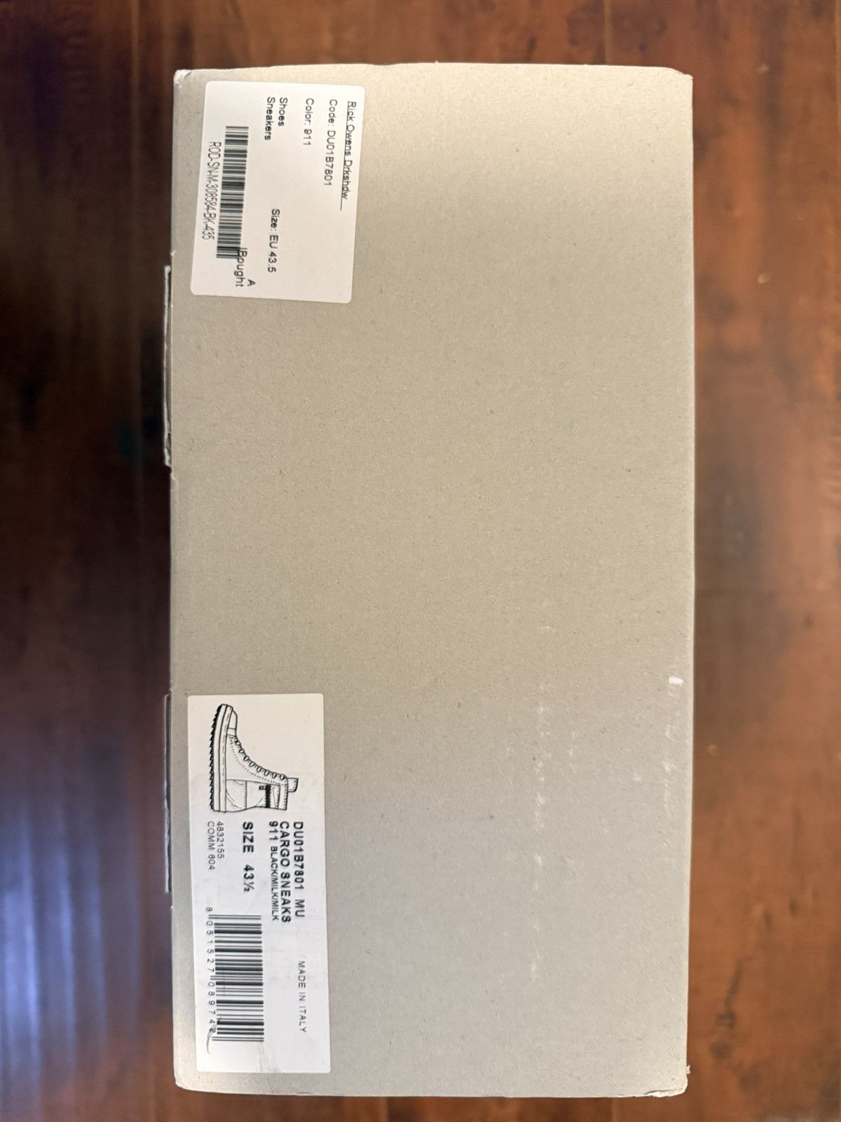 Rick Owens Drkshdw Rick Owens Cargo High top Ramones Size US 10.5 / EU 43-44 - 10 Thumbnail