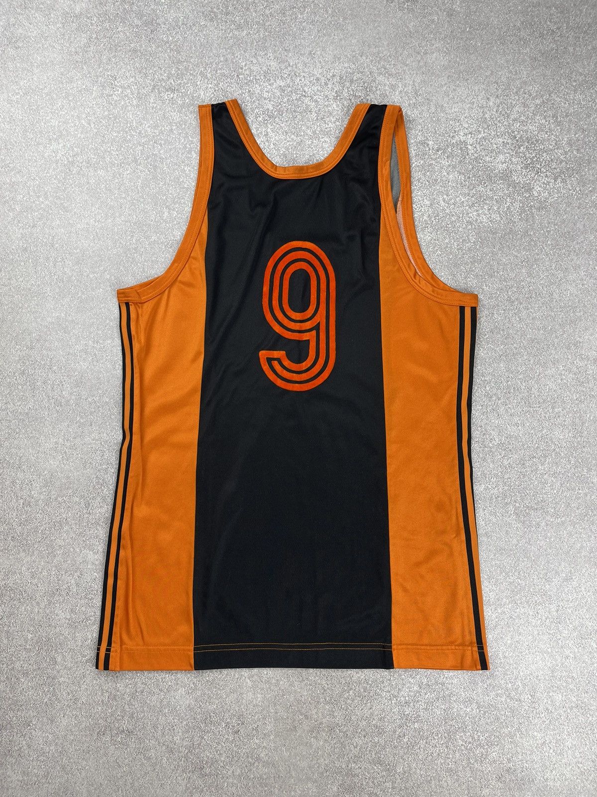 Adidas Vintage Adidas 70-80’s Tank Top Running Jersey #9 Size M-L Size US M / EU 48-50 / 2 - 7 Thumbnail