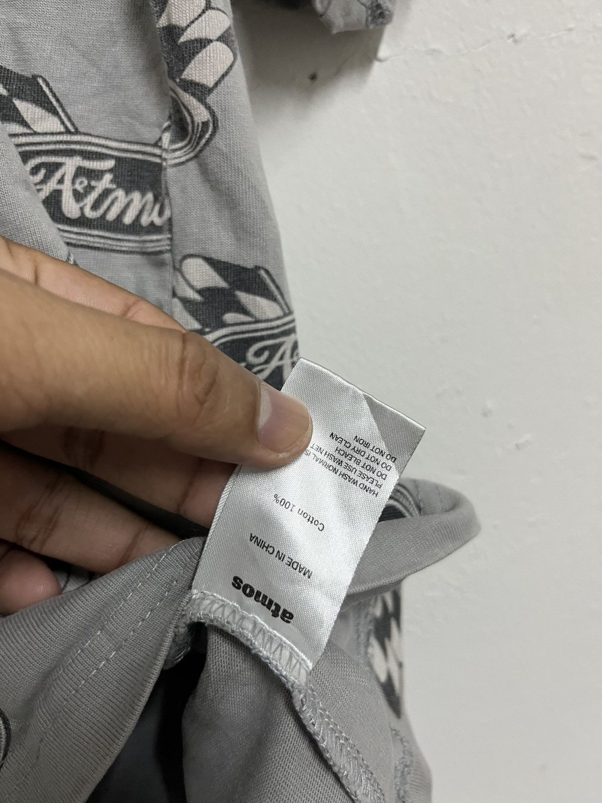 💥Atmos Checkered Flag Fullprinted Tee