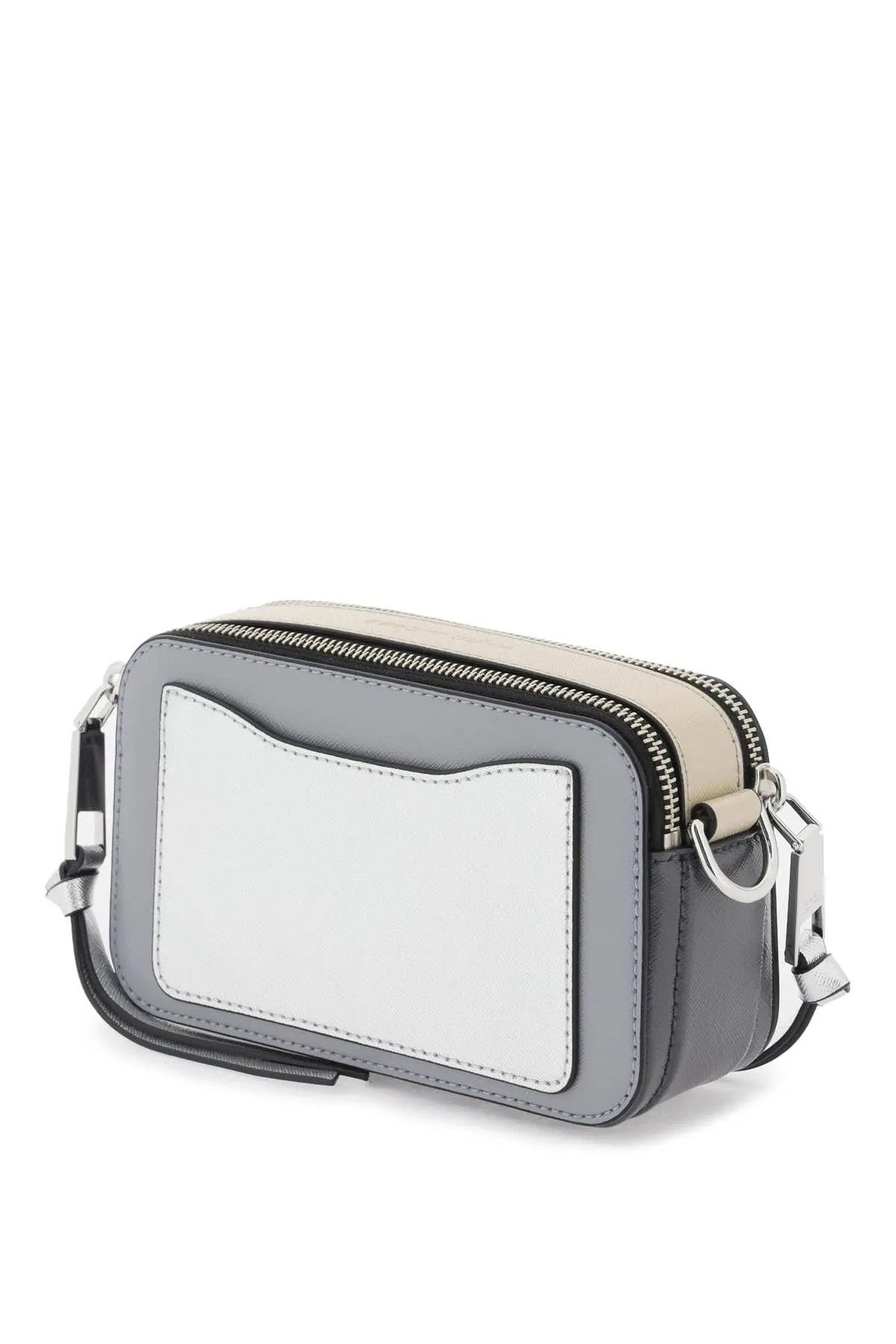 o1s22i1n1223 Snapshot Camera Bag in Silver Beige Grey