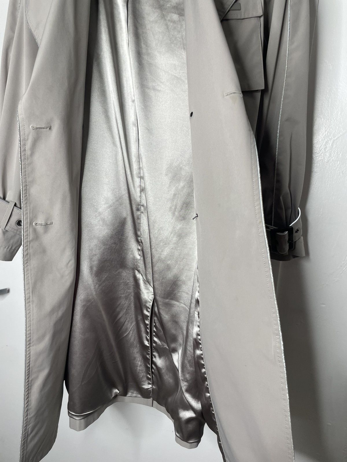 Designer AnnaKiki Reflective Trim Trench coat Size M / US 6-8 / IT 42-44 - 5 Thumbnail