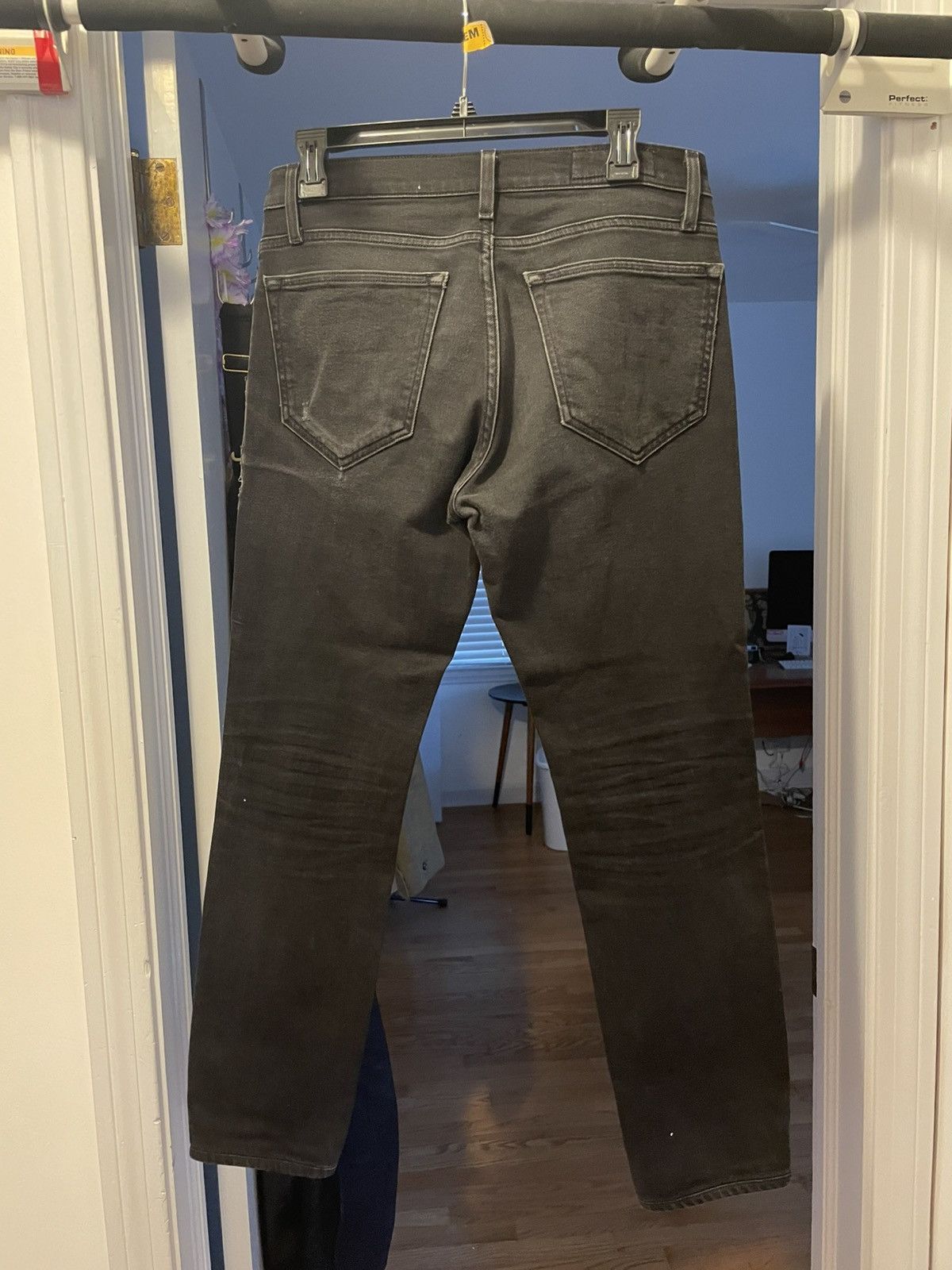 Imogene + Willie Imogene + Willie ‘Griffin’ Stretch Black Denim Size US 30 / EU 46 - 2 Thumbnail