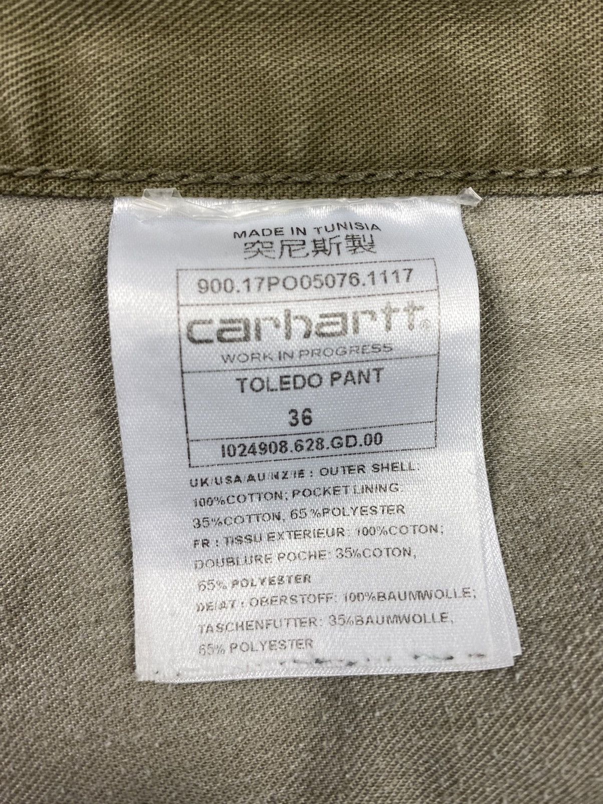 Carhartt Carhartt WIP Toledo Straight Cut Pants Size US 36 / EU 52 - 13 Thumbnail