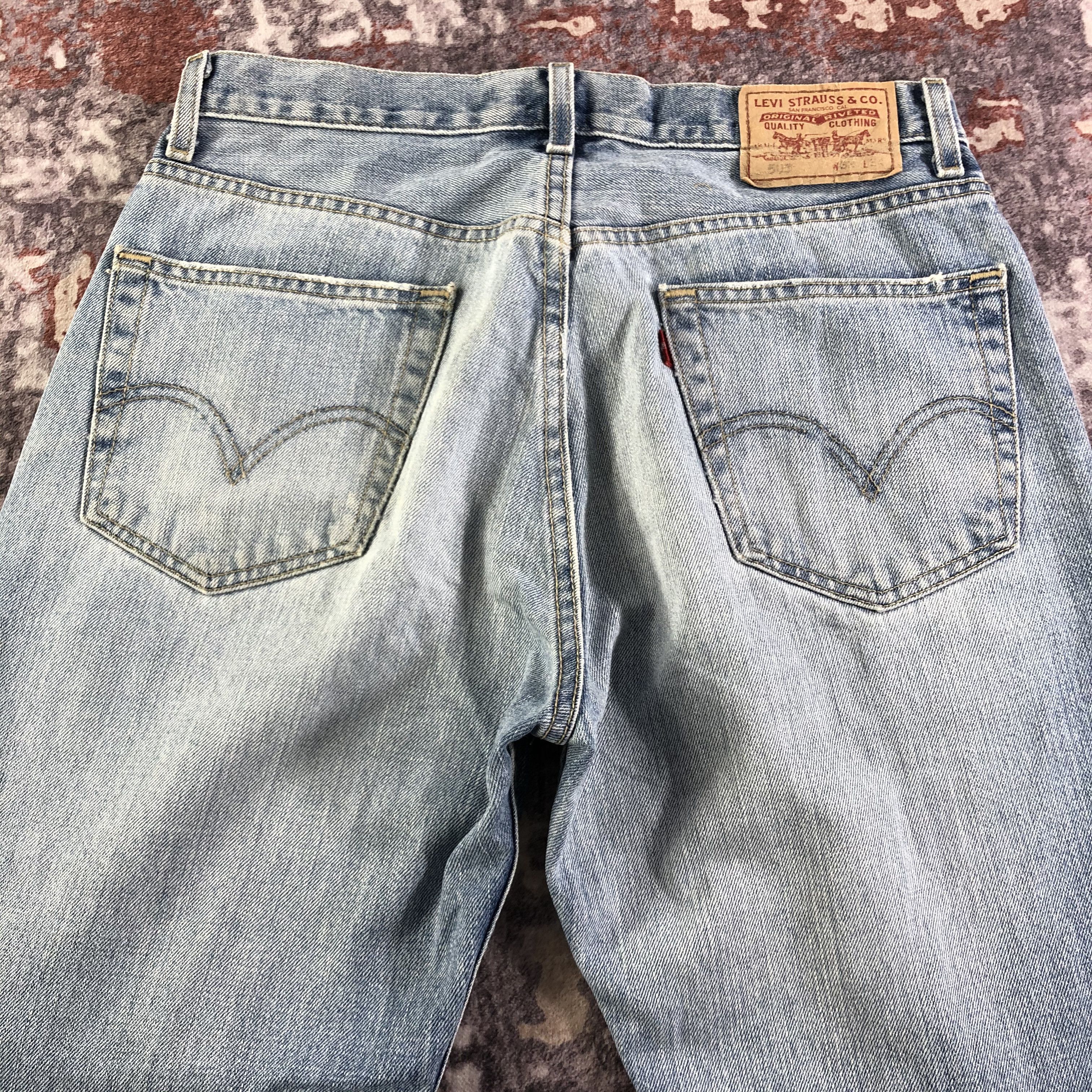Levi's × Vintage Vintage Light Wash Levis 505 Jeans-JM3321 Size US 32 / EU 48 - 4 Thumbnail