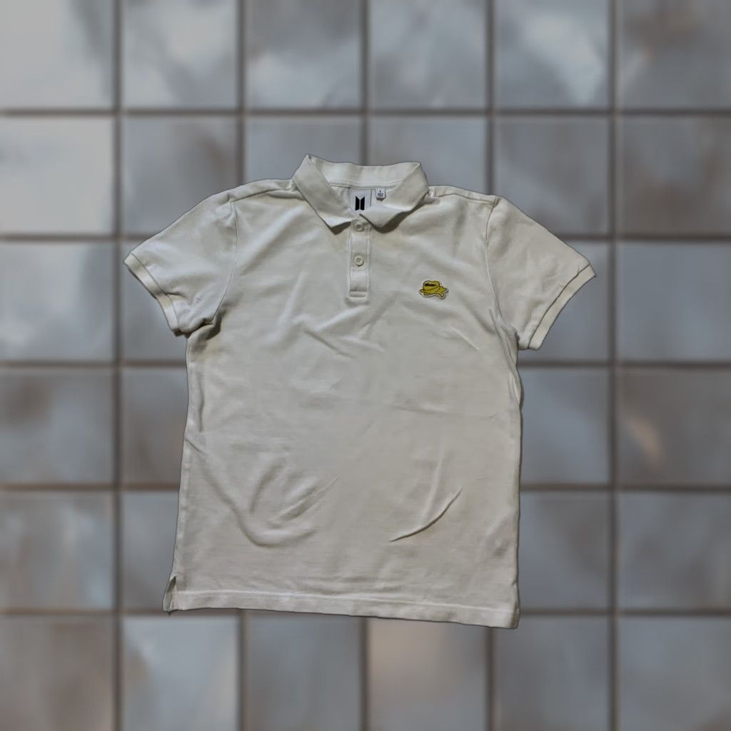 Vintage VINTAGE BTS Bangtan Boys Butter Permission To Dance KPop Band Official Polo Shirt Sz. S Mens White Shirt 40 Chest 25 Shoulder to Hem Polo Bat/Posters? Size US S / EU 44-46 / 1 - 1 Thumbnail