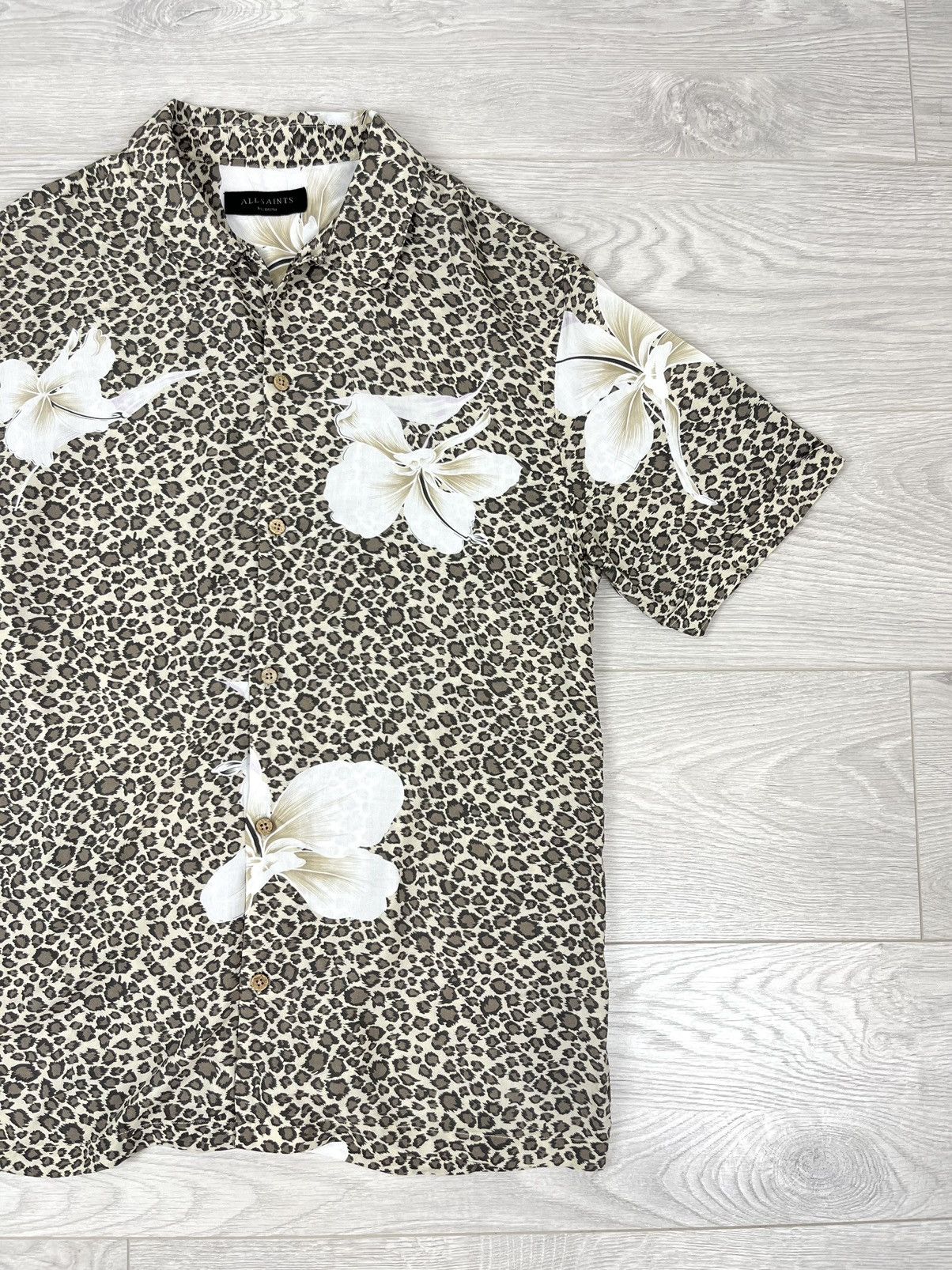 Allsaints Allsaints Hawaiian Kuhi SS Shirt Size US M / EU 48-50 / 2 - 2 Thumbnail