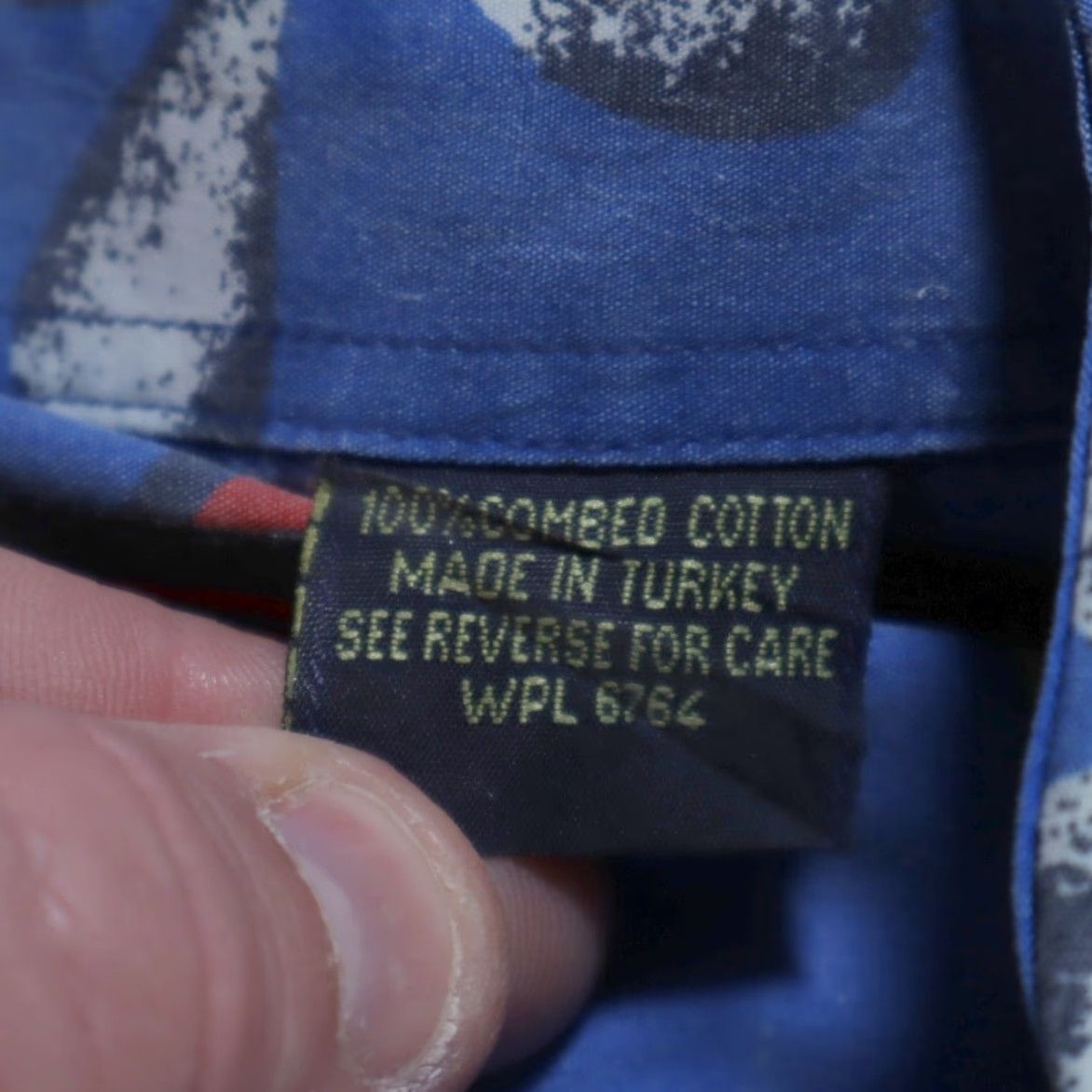 Gloverall VTG Bayou Sport Shirt Men L Blue All Over Print Button Down Cotton VTG Bayou Sport Shirt Men L Blue All Over Print Button Down Cotton Size US L / EU 52-54 / 3 - 6 Thumbnail