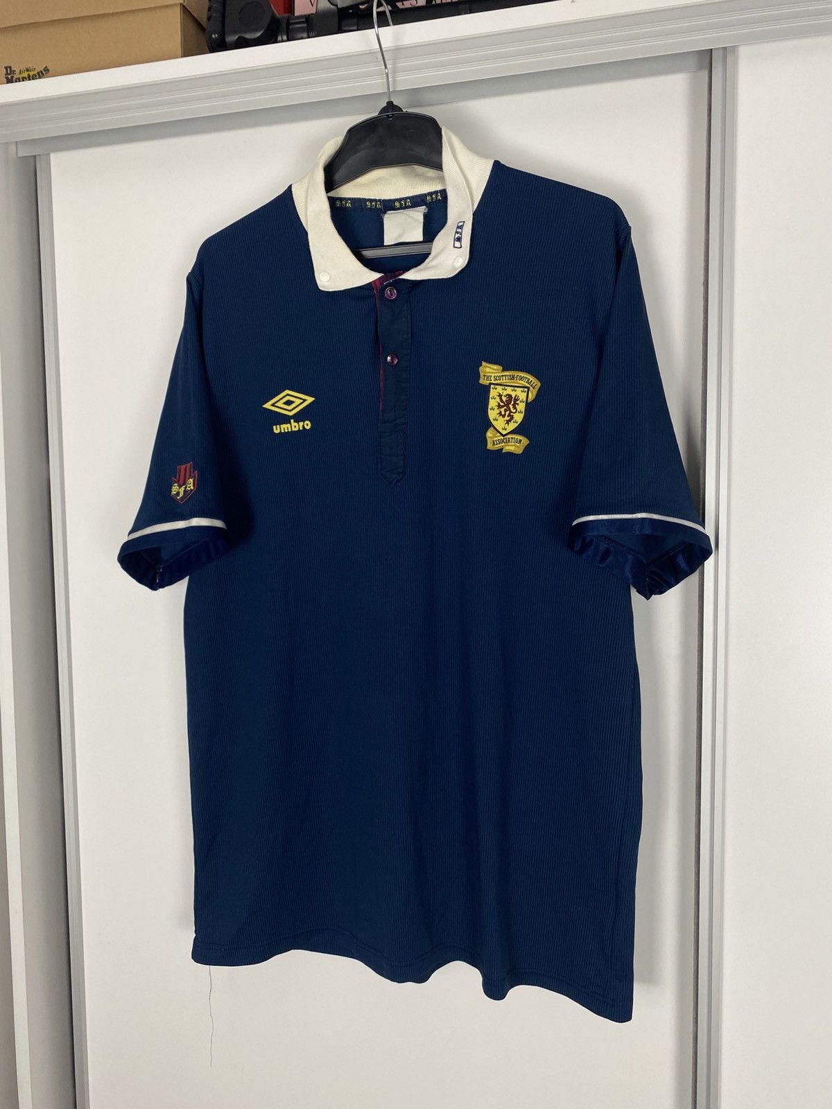 Umbro Scotland x Umbro Vintage 1988 1989 1990 88/90 Home kit Size US L / EU 52-54 / 3 - 19 Thumbnail