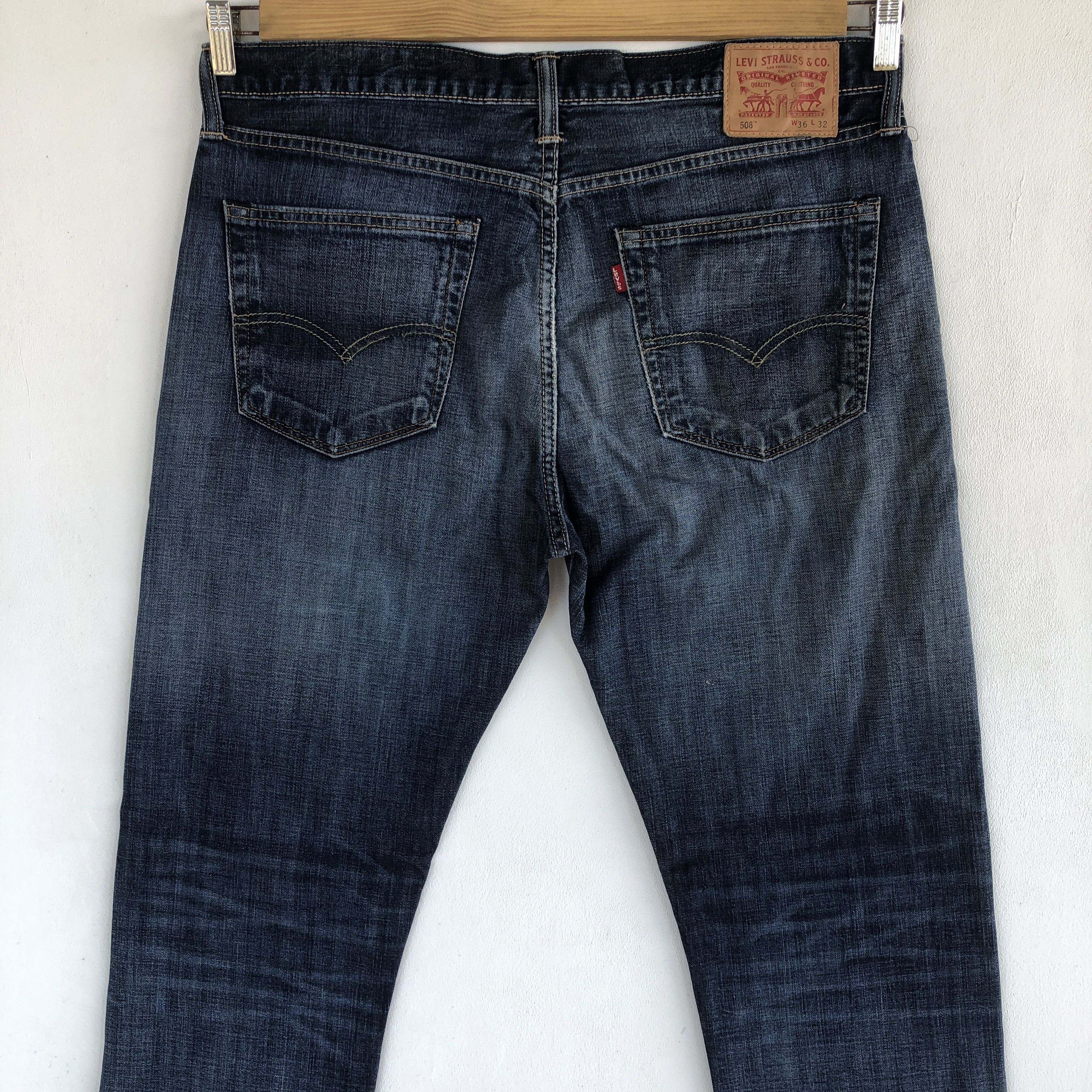 Levi's Vintage Levis Distressed Faded Wash Jeans Levi's 508 Denim Size US 36 / EU 52 - 4 Thumbnail