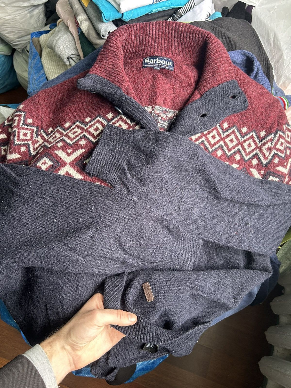 Barbour Barbour Kirk Button Through 100% Wool Sweater Men’s Size XXL Size US XXL / EU 58 / 5 - 9 Thumbnail