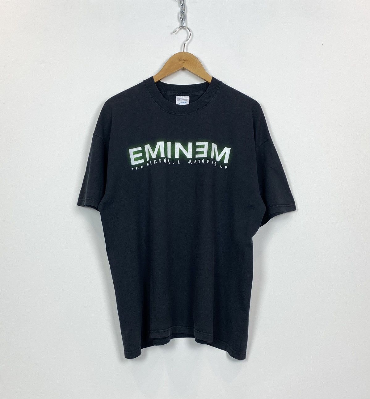 image of Screen Stars x Vintage Eminem Marshall Mathers T-Shirt Remember Me Men’S 2000S Size XL in Black