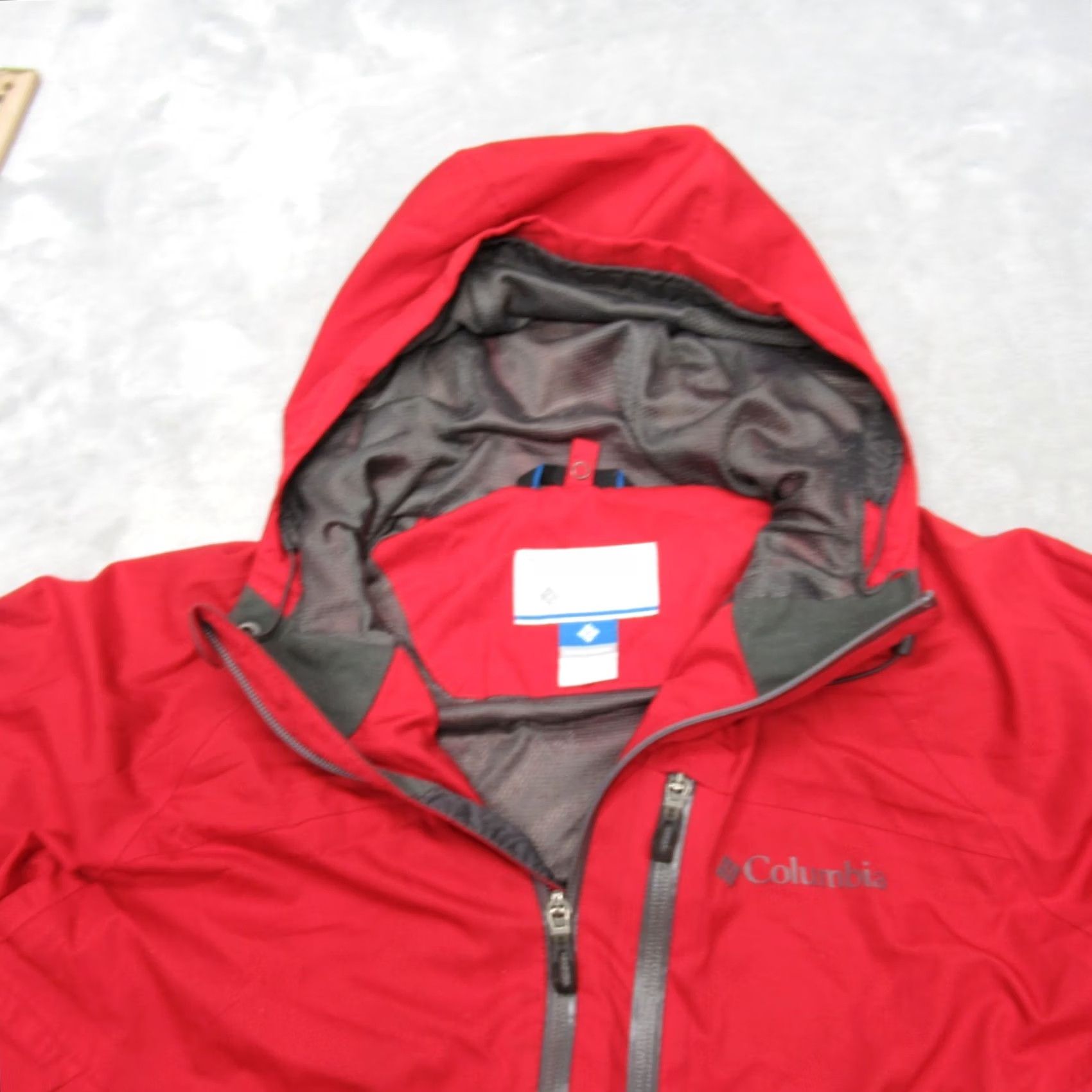 Vintage Columbia Jacket Womens Medium Red Waterproof Interchange Omni Tech Full Zip Size M / US 6-8 / IT 42-44 - 5 Thumbnail