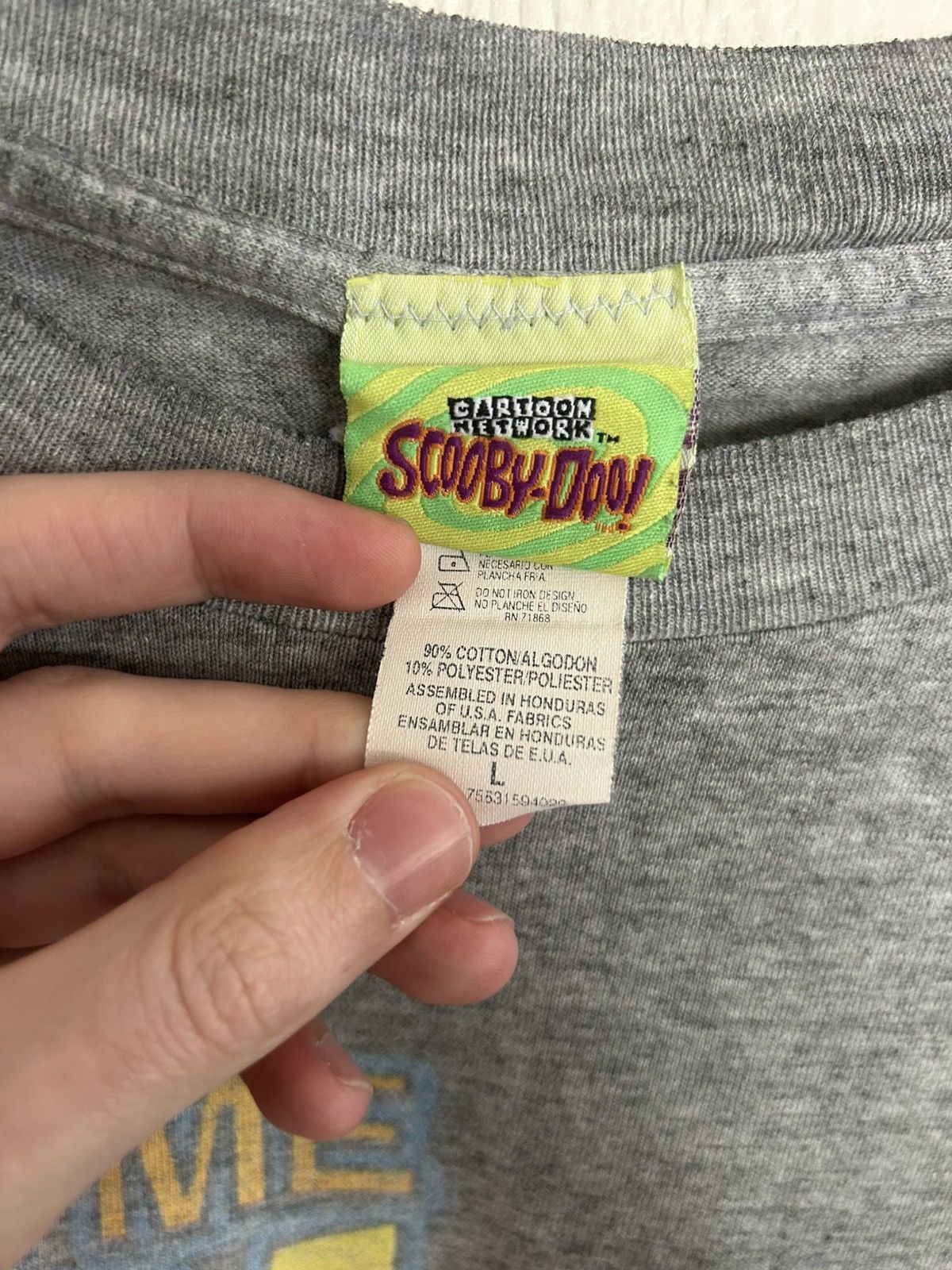 Vintage 2000 Scooby Doo ‘Let Me Shop & Nobody Gets Hurt’ Graphic Tee Size US L / EU 52-54 / 3 - 4 Thumbnail