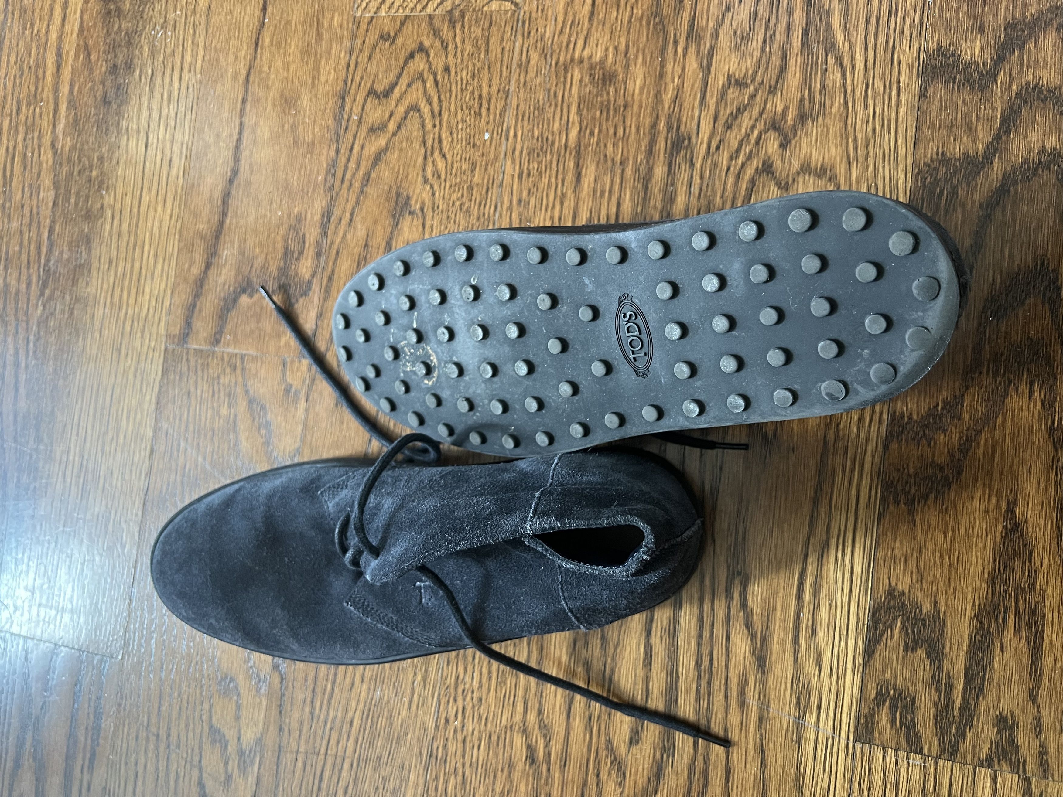 Tod's Tod’s Navy Suede Desert Chukka Boots Size US 8 / EU 41 - 3 Thumbnail