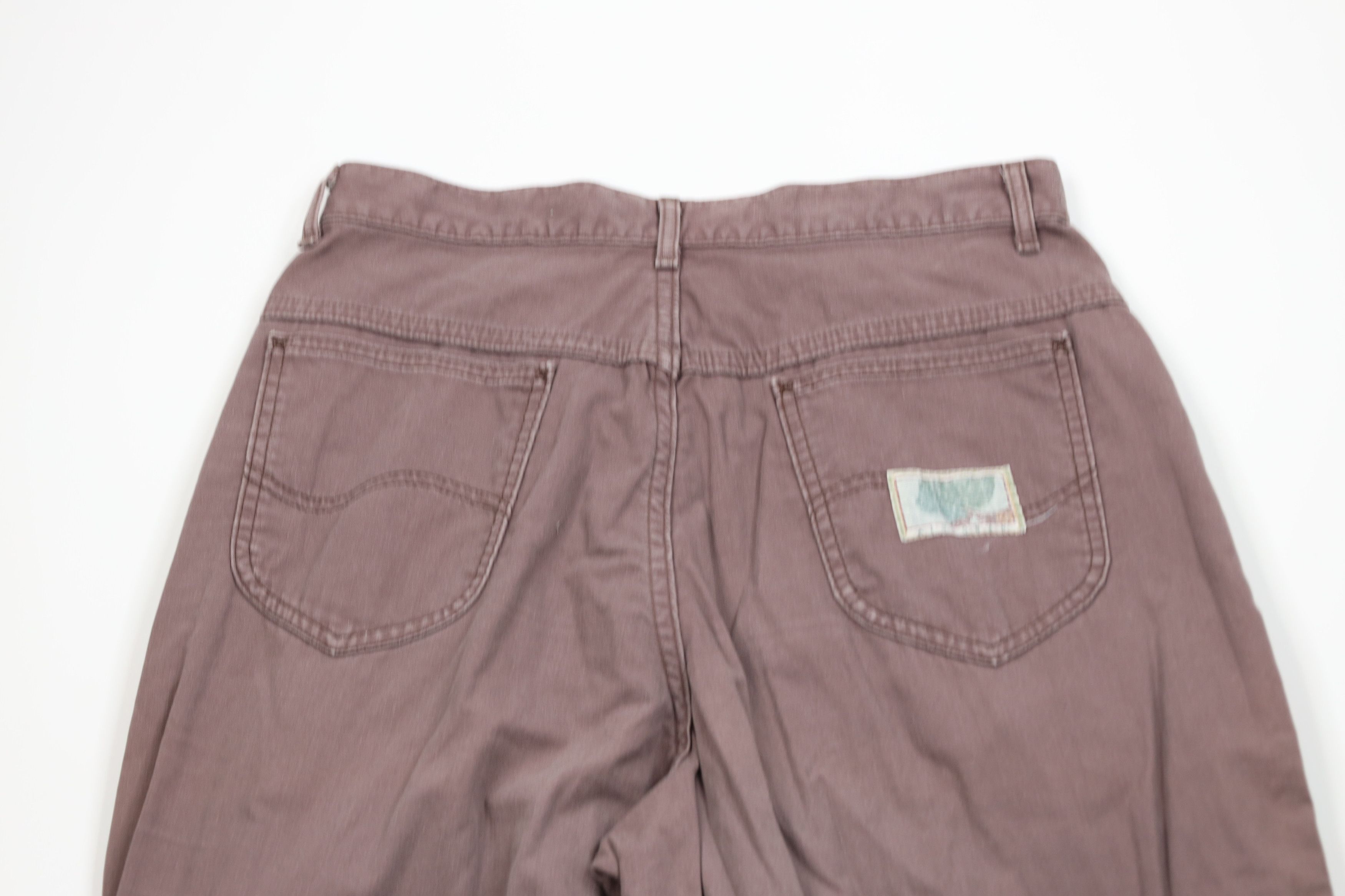 Lee Vintage 90s Lee Pleated Tapered Leg Chino Pants Purple USA Size 38" / US 16 / IT 52 - 11 Thumbnail