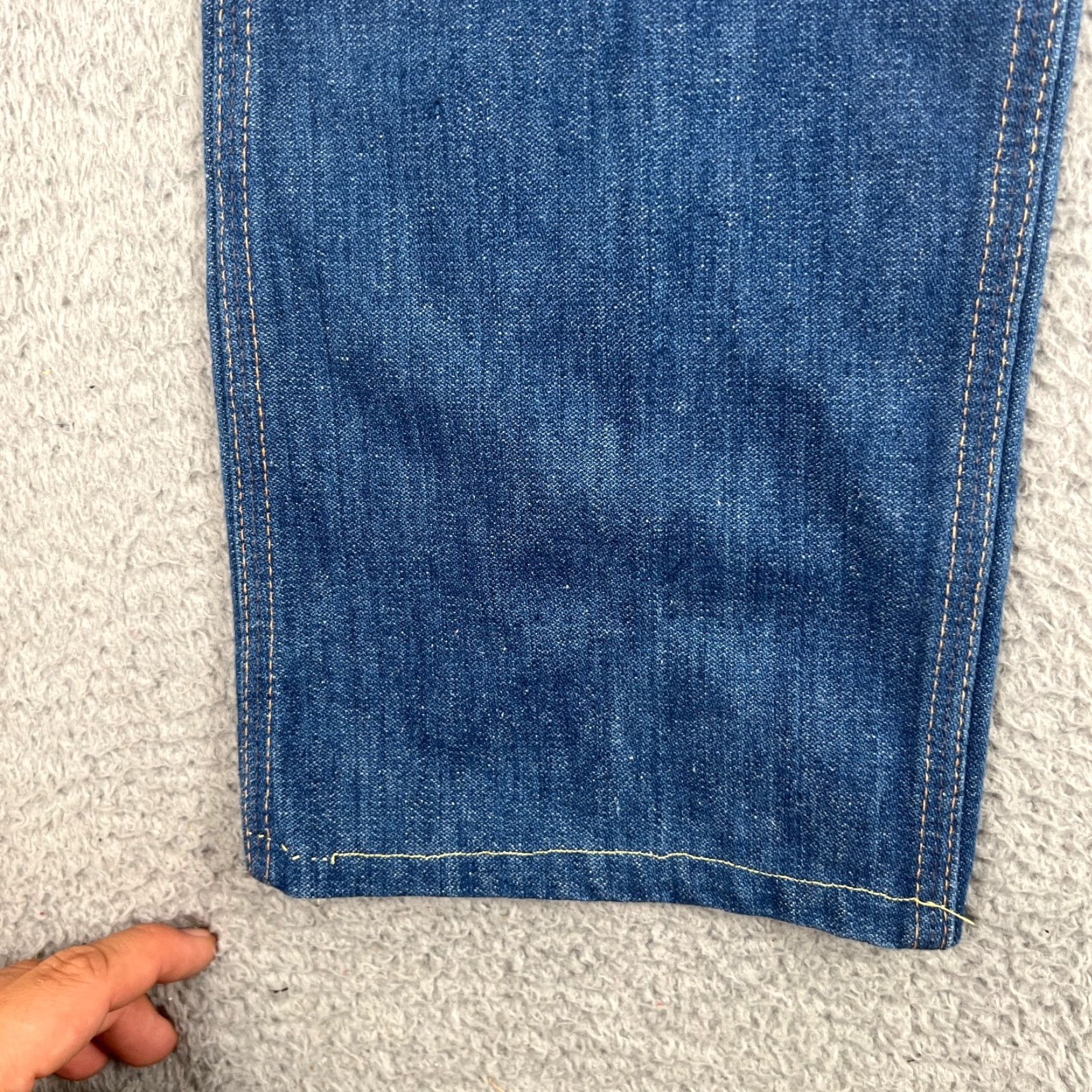 Wrangler VINTAGE Wrangler Men's Jeans 29x31 Straight Leg Denim Casual Mid Rise Blue 90s Size US 29 - 3 Thumbnail