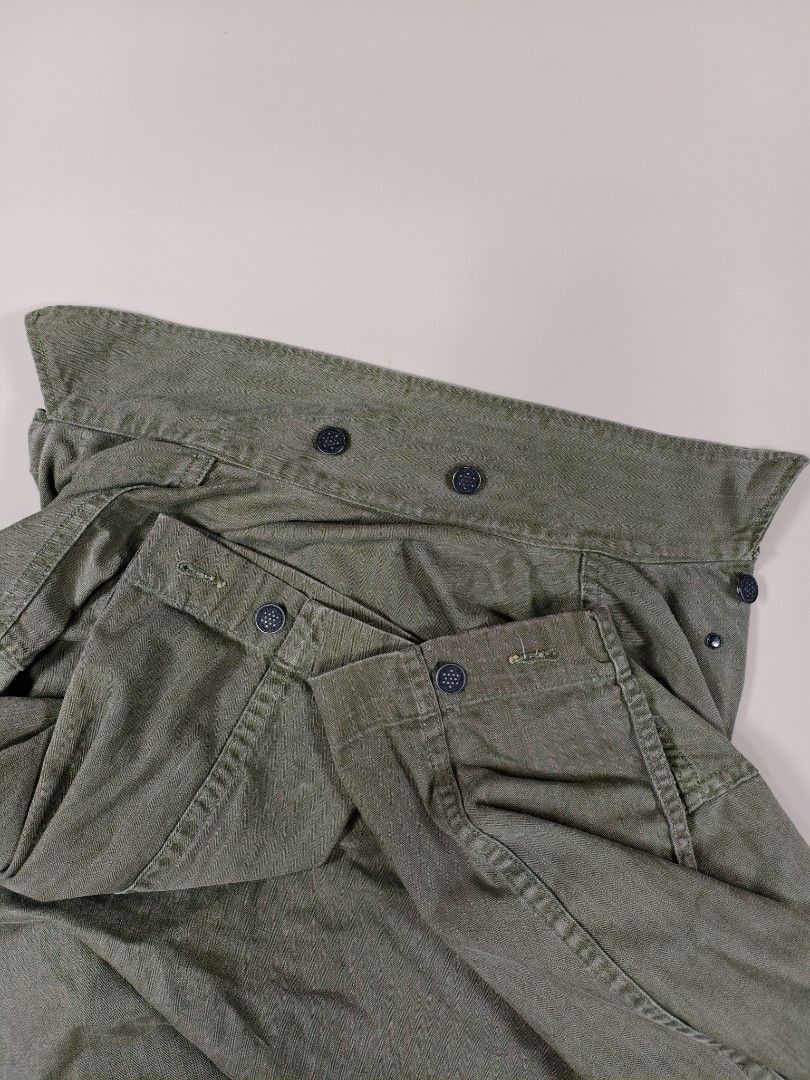 Vintage True Vintage Rare 1940s 2nd Edition P-43 HBT Jacket Size US L / EU 52-54 / 3 - 4 Thumbnail