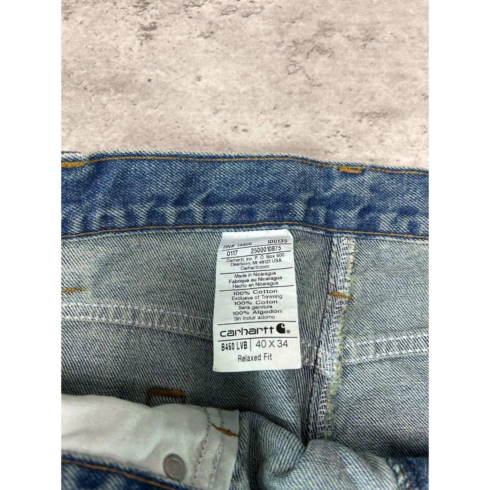Carhartt Carhartt Relaxed Fit Medium Wash Denim Pants Size 40 Size US 40 / EU 56 - 3 Thumbnail