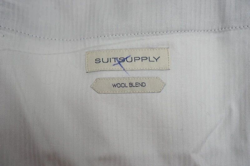 Suitsupply Men Suitsupply Ames Pleat SA Trousers Flannel Navy UK/US46S Size 46S - 6 Thumbnail