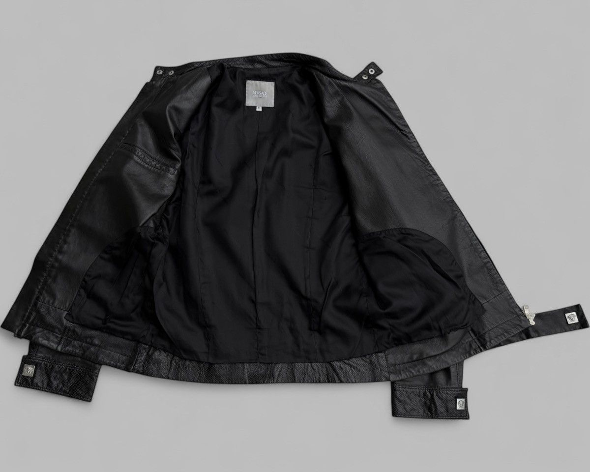 Versace Rare Vintage Versace Side Zip Medusa Details Biker Jacket Size US M / EU 48-50 / 2 - 16 Thumbnail