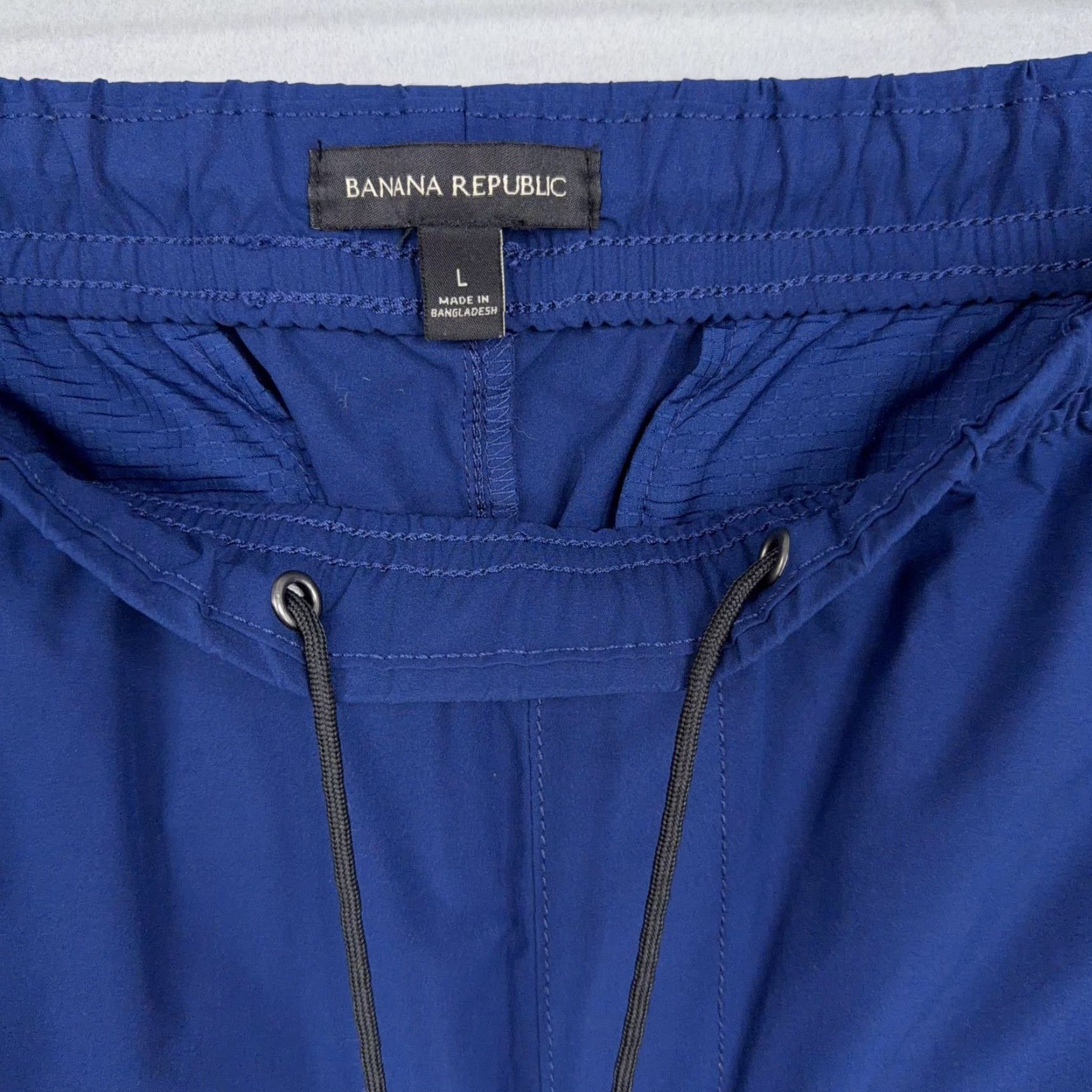 Banana Republic Banana Republic Pants Mens Large Blue Joggers Tapered Regular Size US 33 - 5 Thumbnail