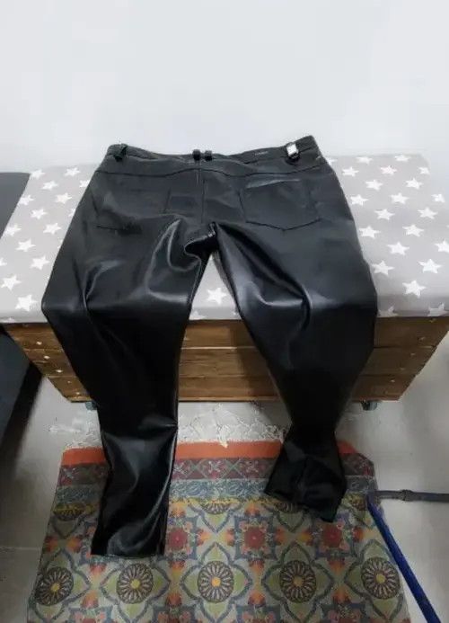 Japanese Brand × Vintage Leather Pants Men Streetwear Casual Size US 30 / EU 46 - 3 Thumbnail