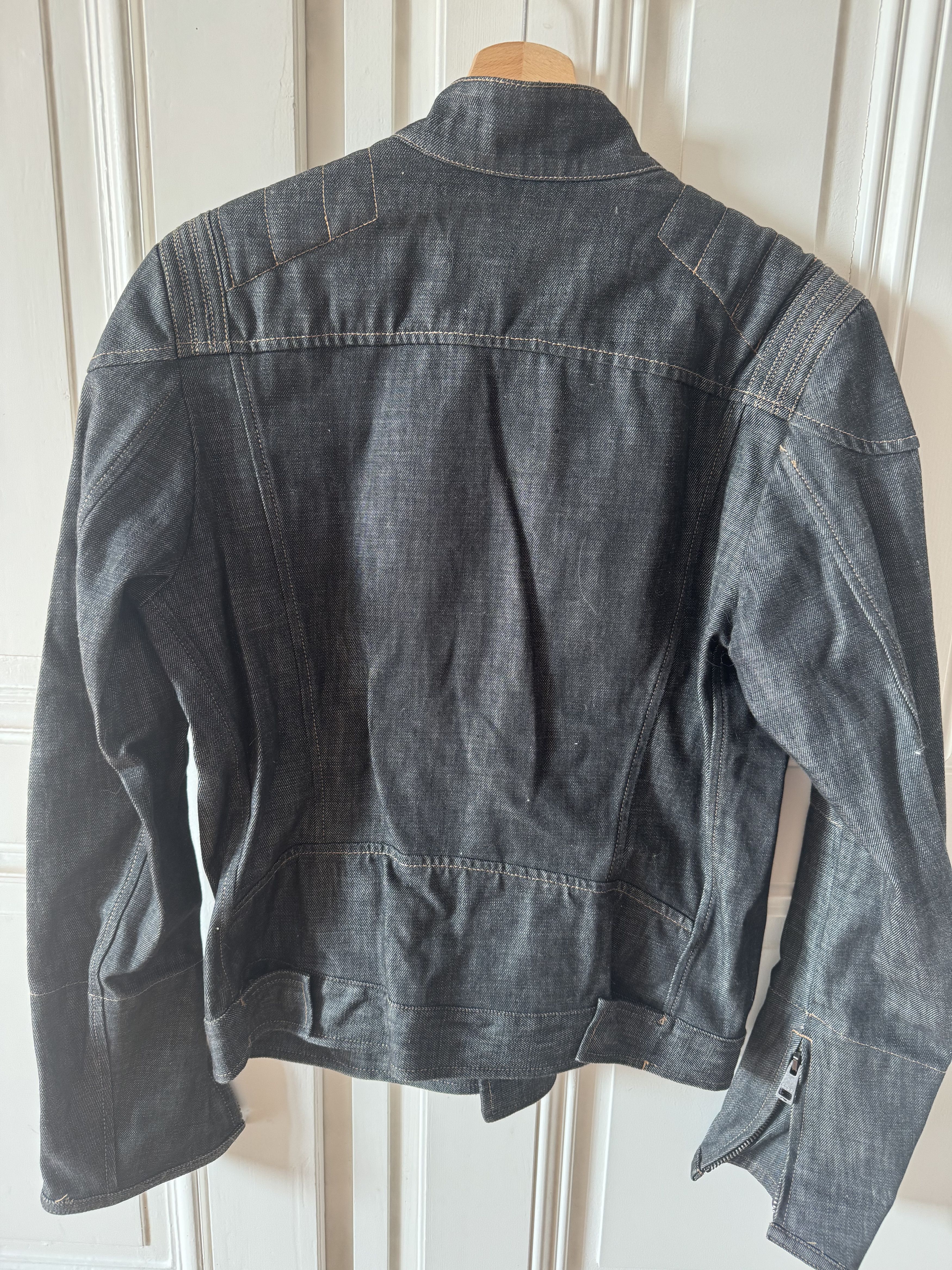 Gucci Gucci Vintage Denim Biker Jacket Size 48 – Tom Ford Era Size US M / EU 48-50 / 2 - 2 Thumbnail