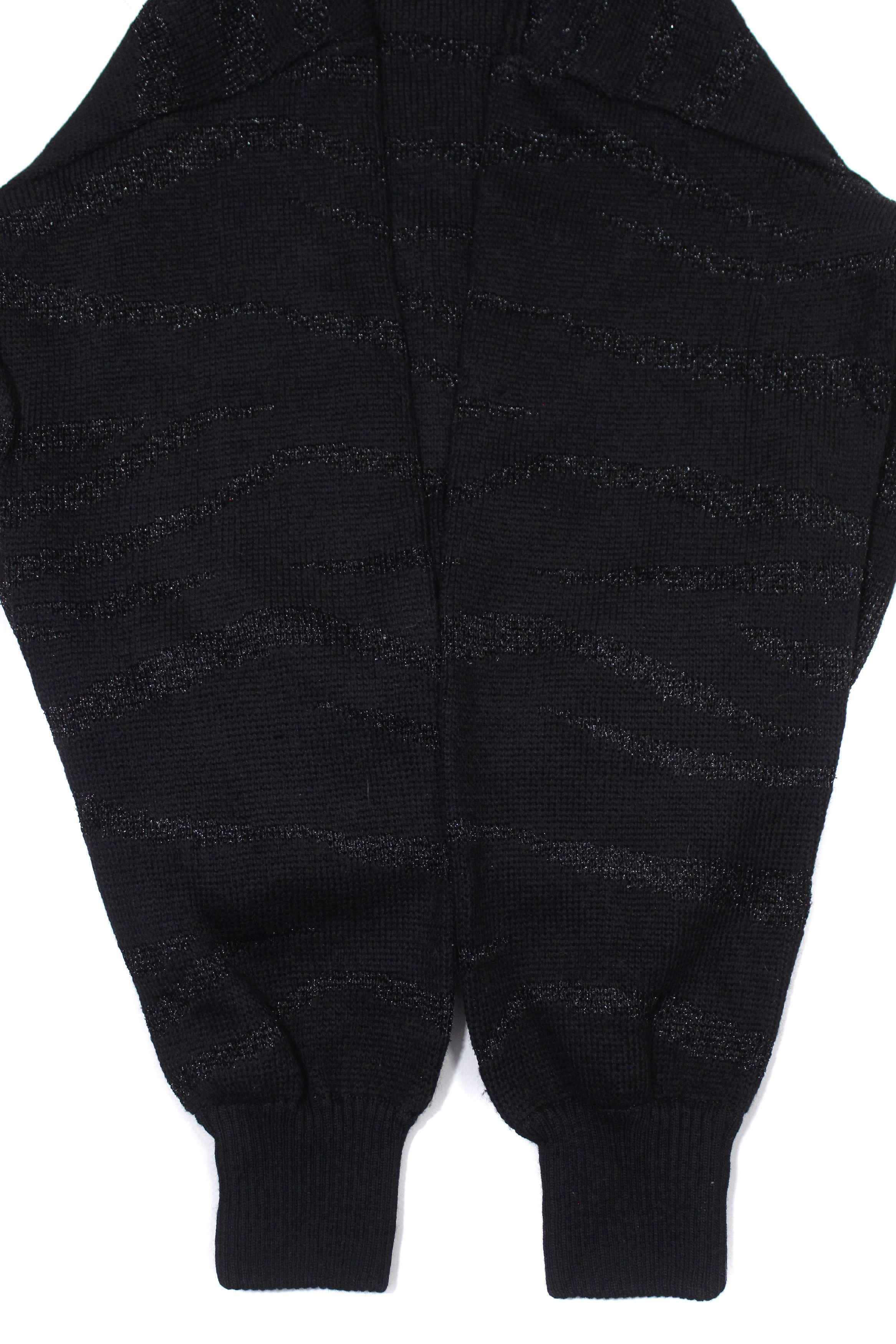 Saint Laurent Paris 80S Rive Gauche "Waves" Stretch Knit Vintage Size M / US 6-8 / IT 42-44 - 6 Thumbnail