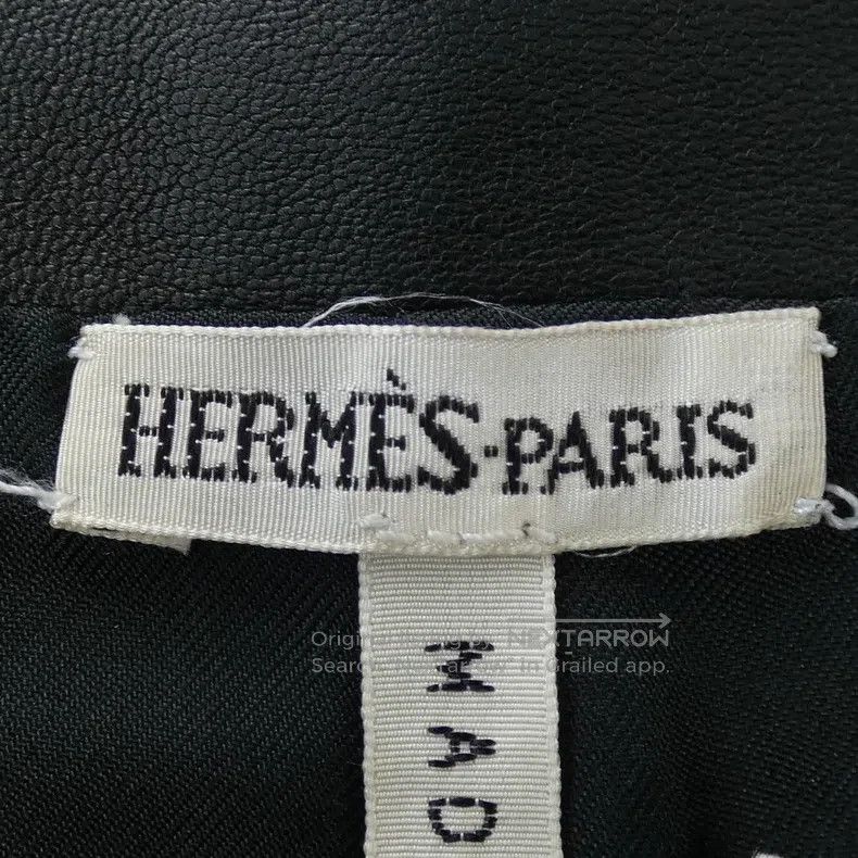 Hermes Hermes Leather skirt Size 25" / US 0 / IT 36 - 4 Thumbnail