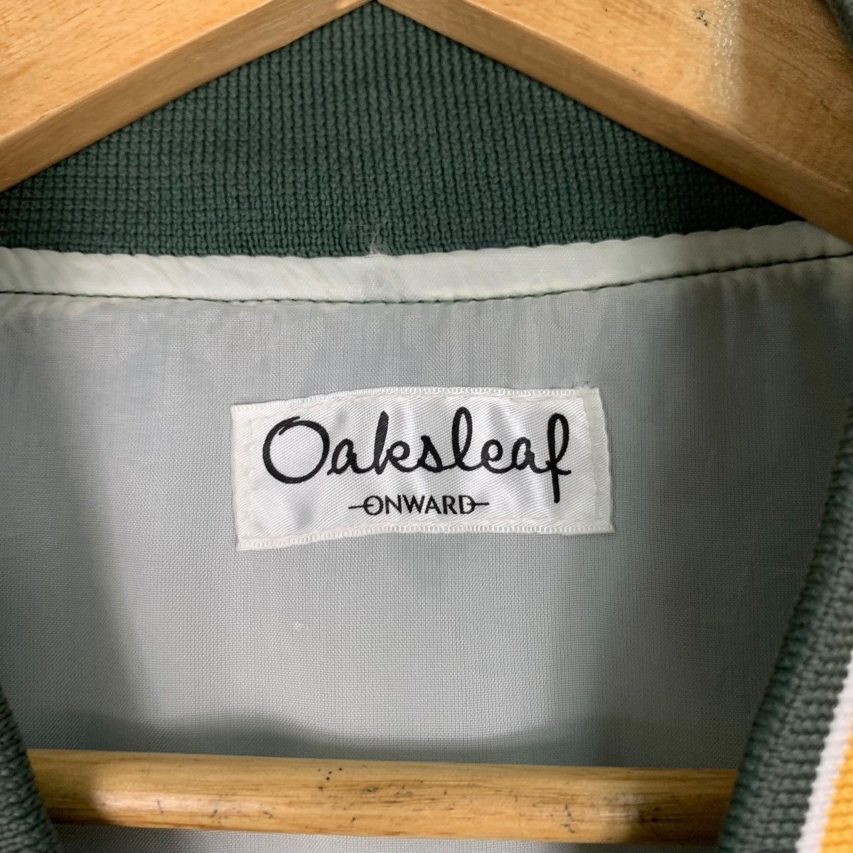 Vintage OAKSLEAF Suntory Aroma Green Coach Jacket #1049-C47 Size US M / EU 48-50 / 2 - 14 Thumbnail