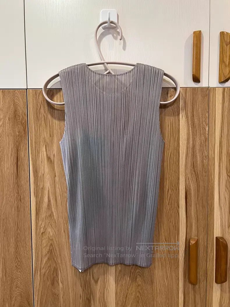 Issey Miyake Issey Miyake Gray Illustration Vest Size L / US 10 / IT 46 - 4 Thumbnail