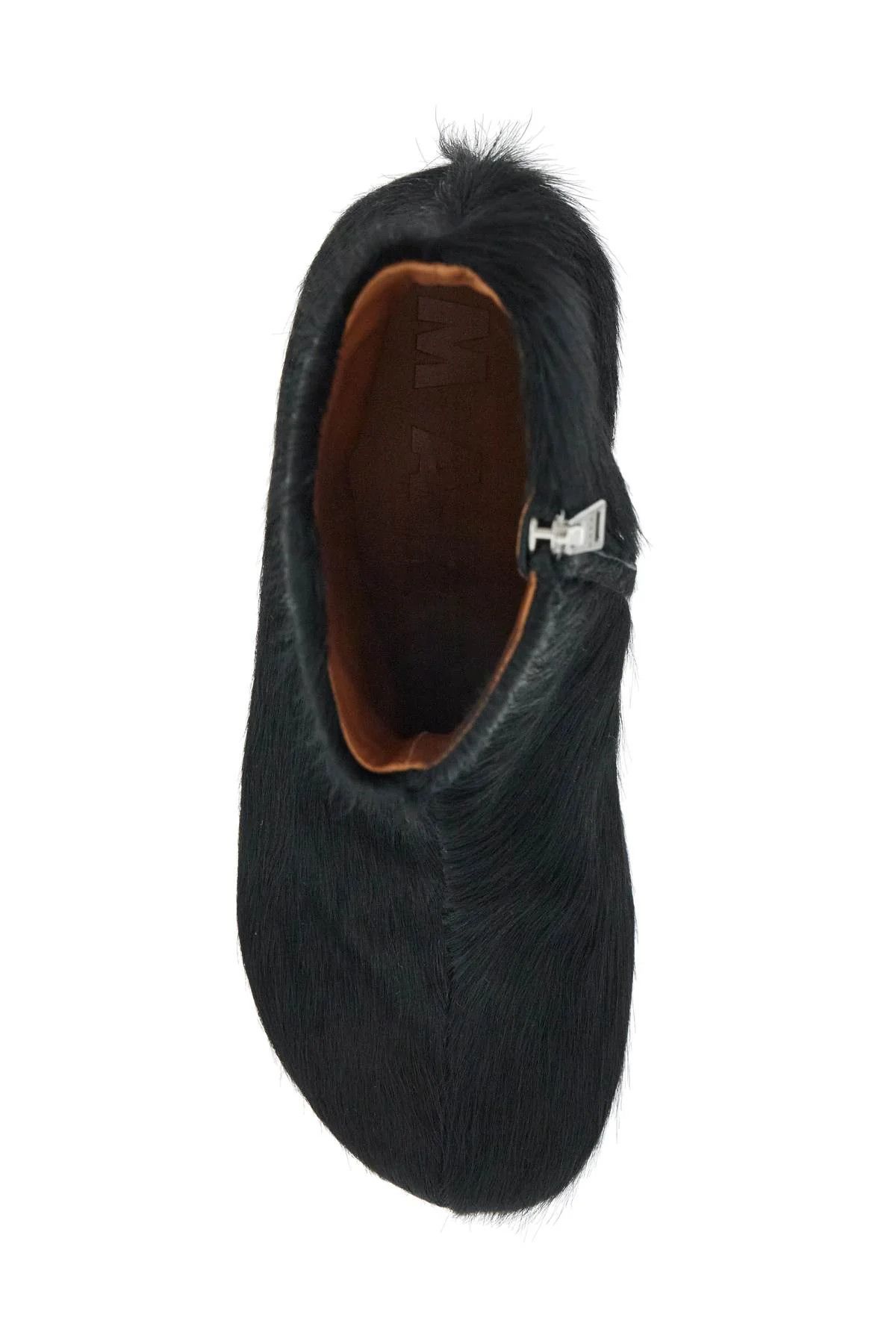 Marni o1s22i1n0525 Long-Haired Chunky Ankle Boots in Black Size US 6 / IT 36 - 2 Thumbnail