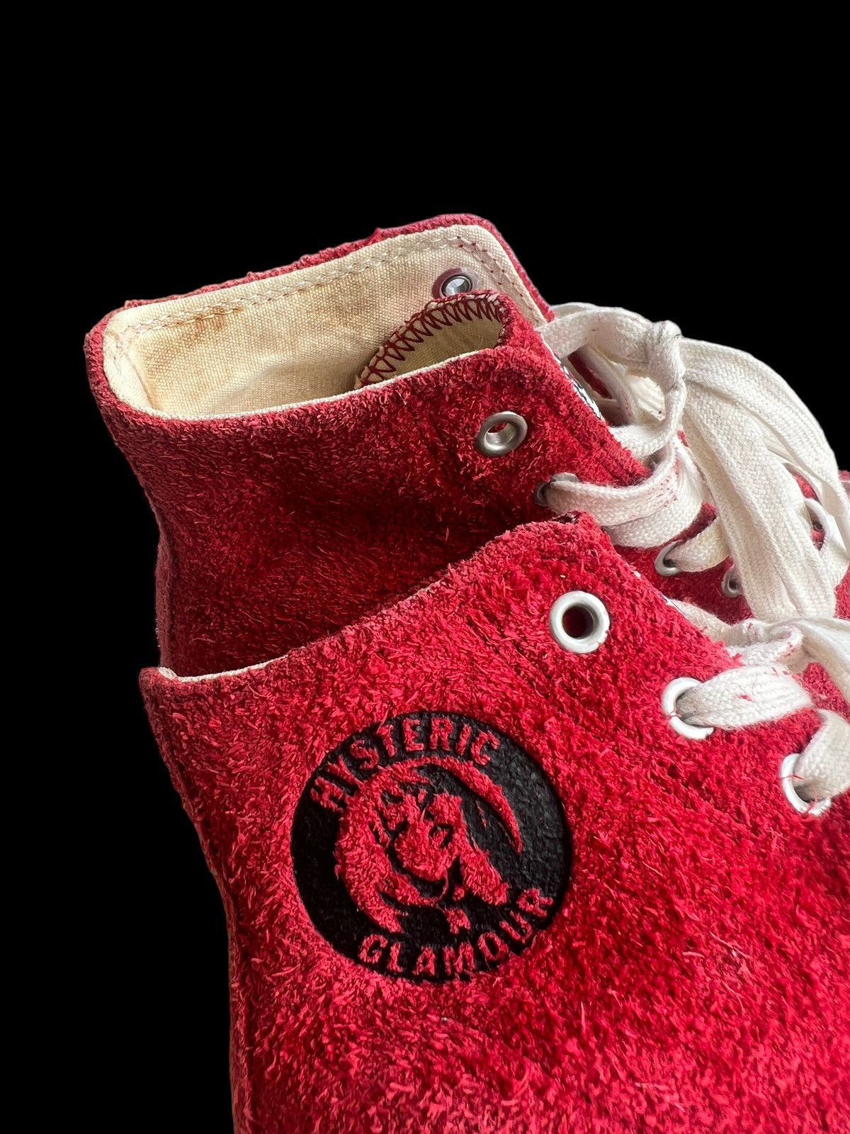 Hysteric Glamour Vintage Hysteric Glamour Suede Leather High Top Sneakers Size US 7 / EU 40 - 6 Thumbnail