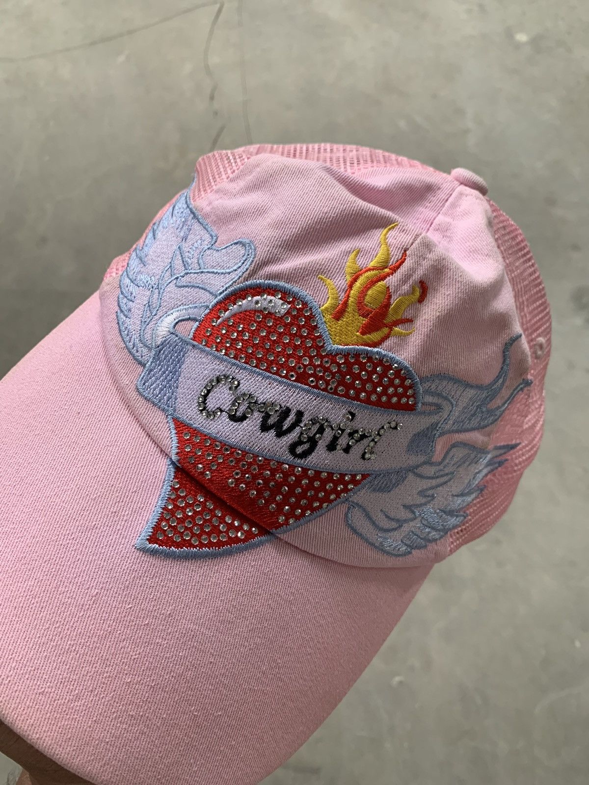 Japanese Brand Blazin Roxx Cowgirl Women Heart Tattoo Basseball Cap Size ONE SIZE - 7 Thumbnail