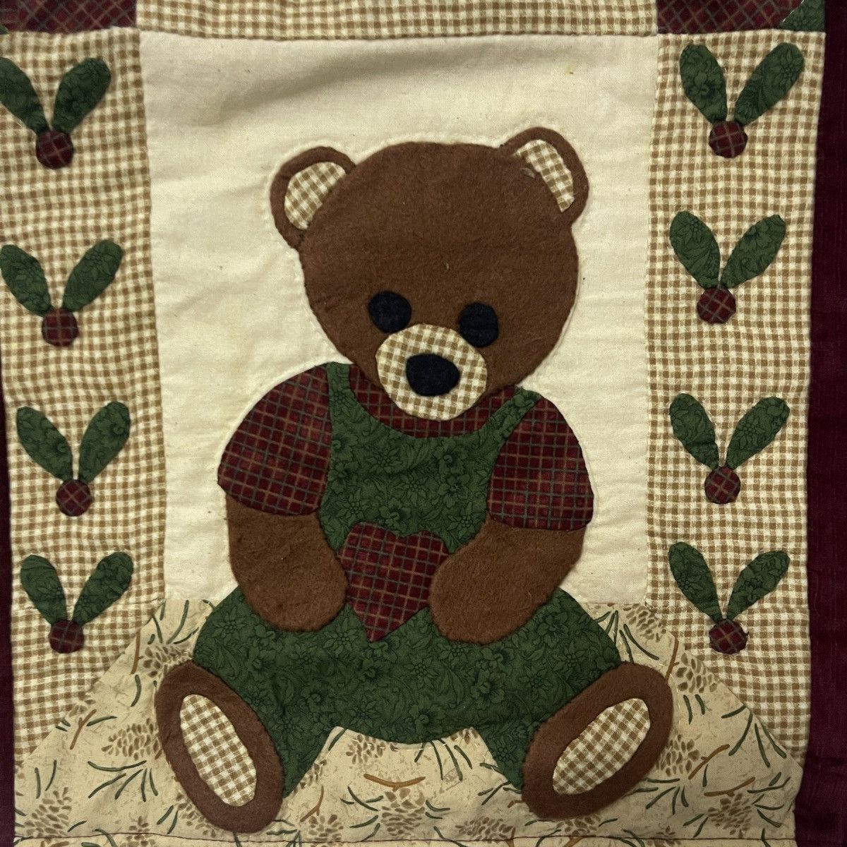 Other Vintage Quilted Teddy Bear Tote Bag Size ONE SIZE - 2 Thumbnail