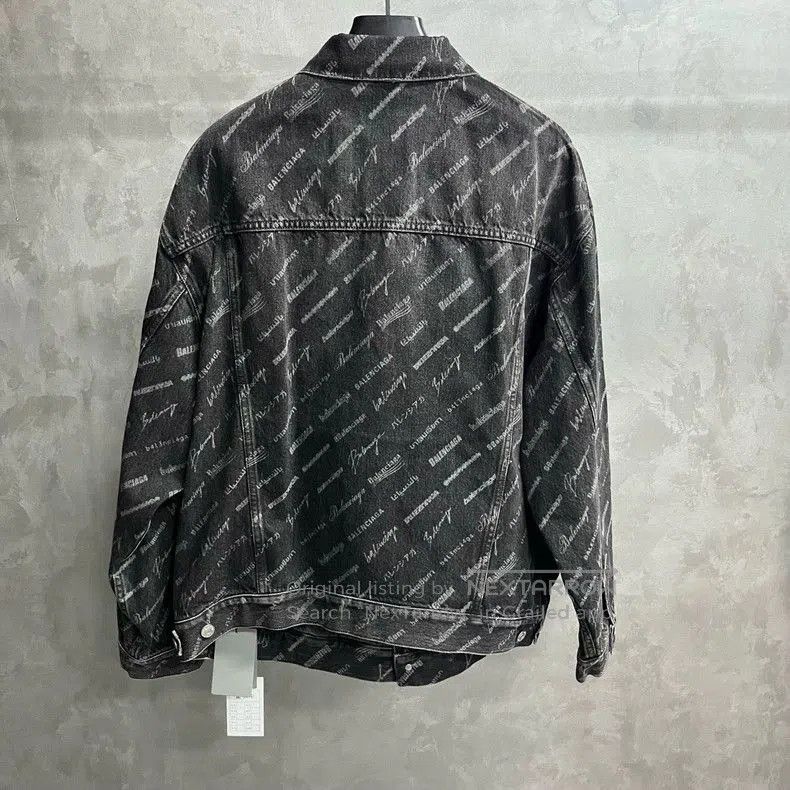 Balenciaga Balenciaga Logo Print Denim Jacket. Size US M / EU 48-50 / 2 - 6 Thumbnail