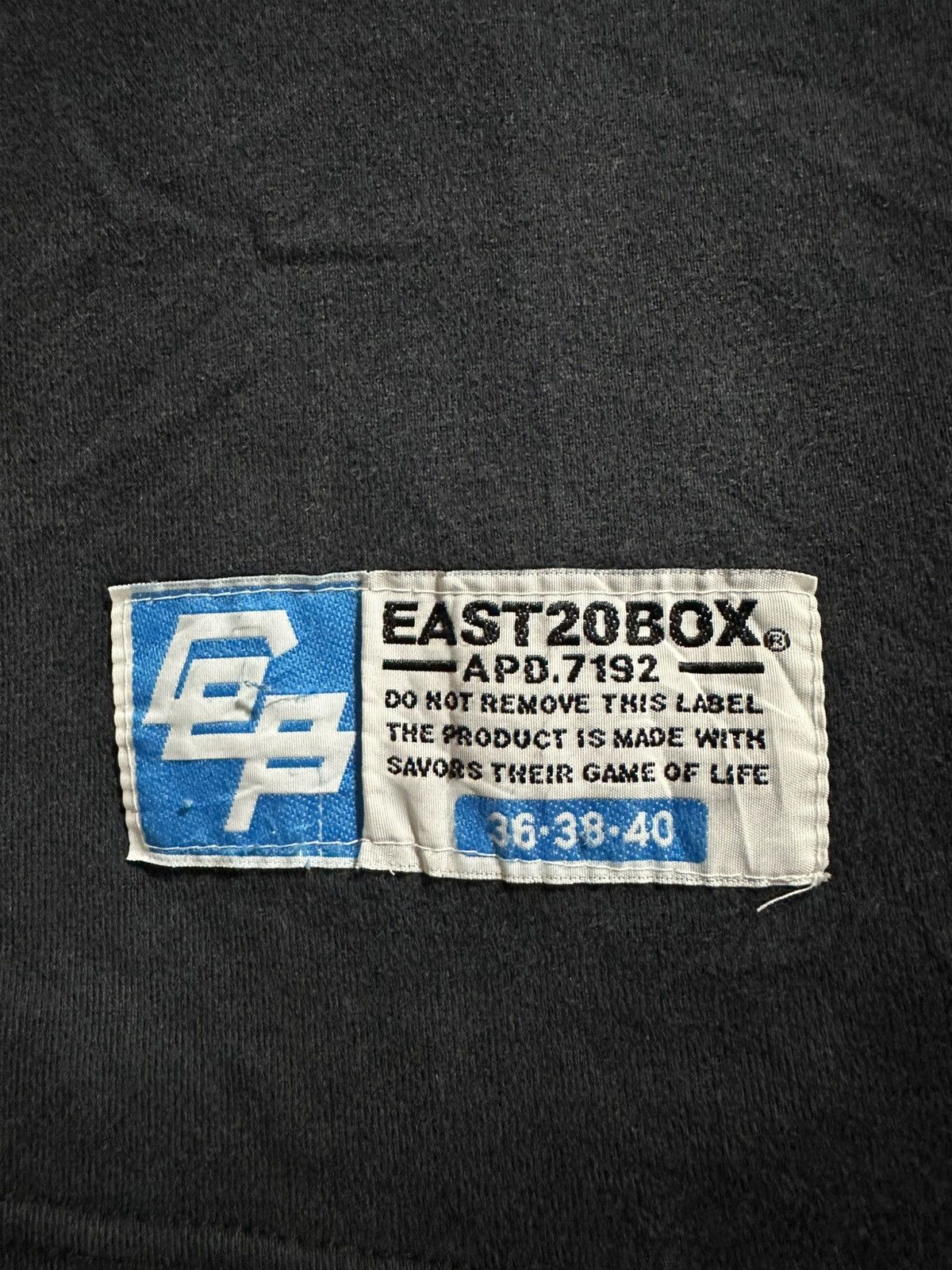 Japanese Brand × Vintage Vintage Japan Monogram East 20 Box Faded Tee Size US M / EU 48-50 / 2 - 3 Thumbnail