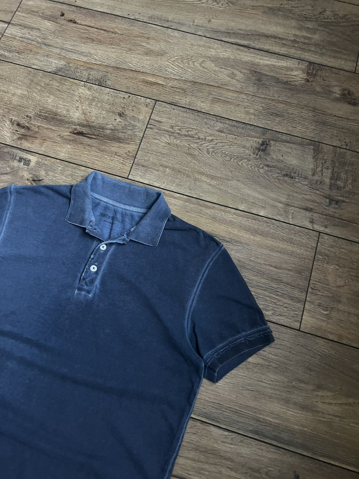 Zadig & Voltaire Zadig & Voltaire Rare Washed Polo Shirt Size US M / EU 48-50 / 2 - 2 Thumbnail