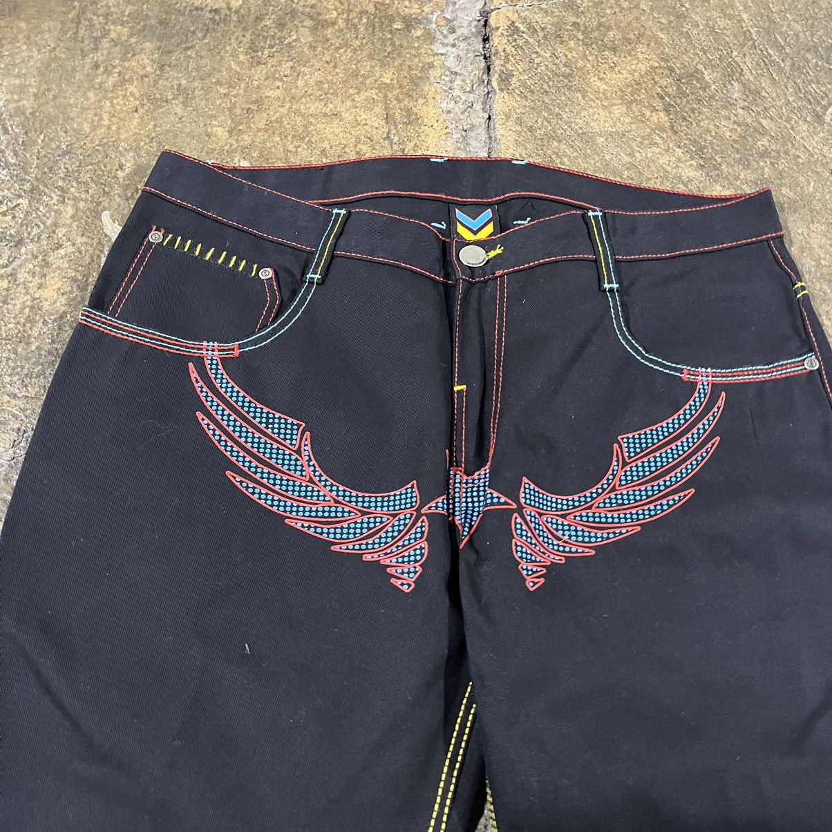 JNCO × Southpole × Vintage Crazy Vintage Y2K Baggy Skater Pants Wings Girls Wide Leg Size US 40 / EU 56 - 12 Thumbnail
