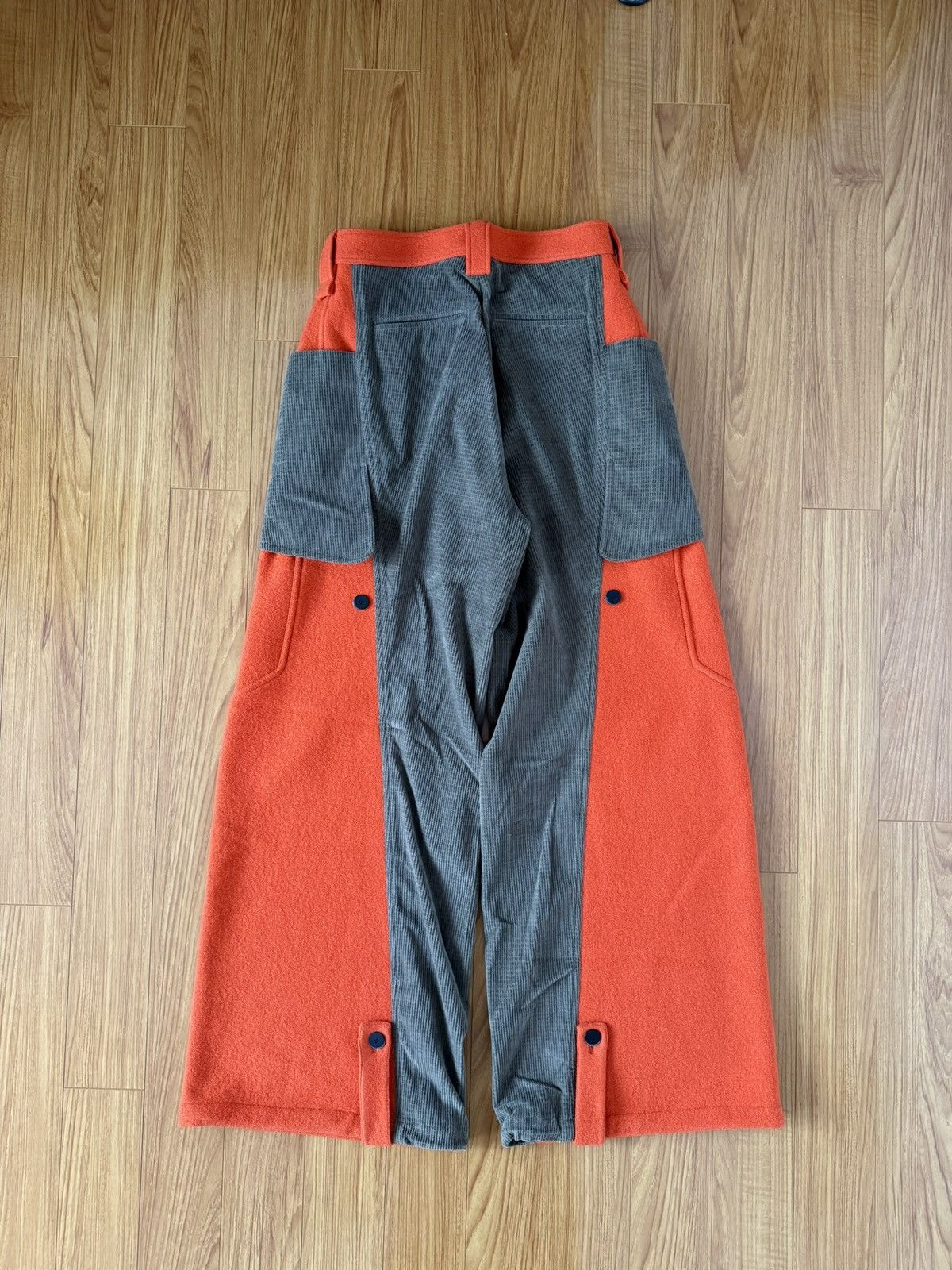 Kiko Kostadinov Meno Trousers | Tangerine/Lichen Green | 46