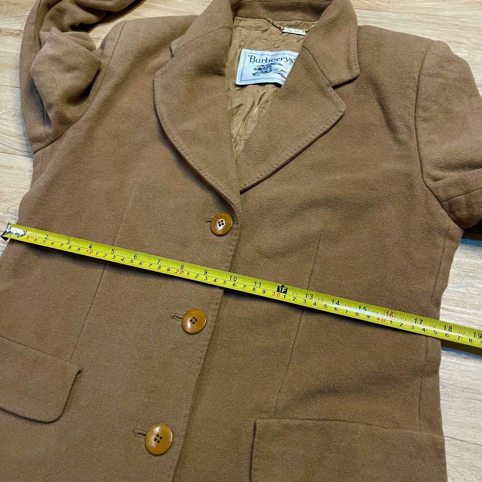 Burberry Vintage Burberry WINTER TRENCH coat VIRGIN wool CASHMERE Size S / US 4 / IT 40 - 18 Thumbnail