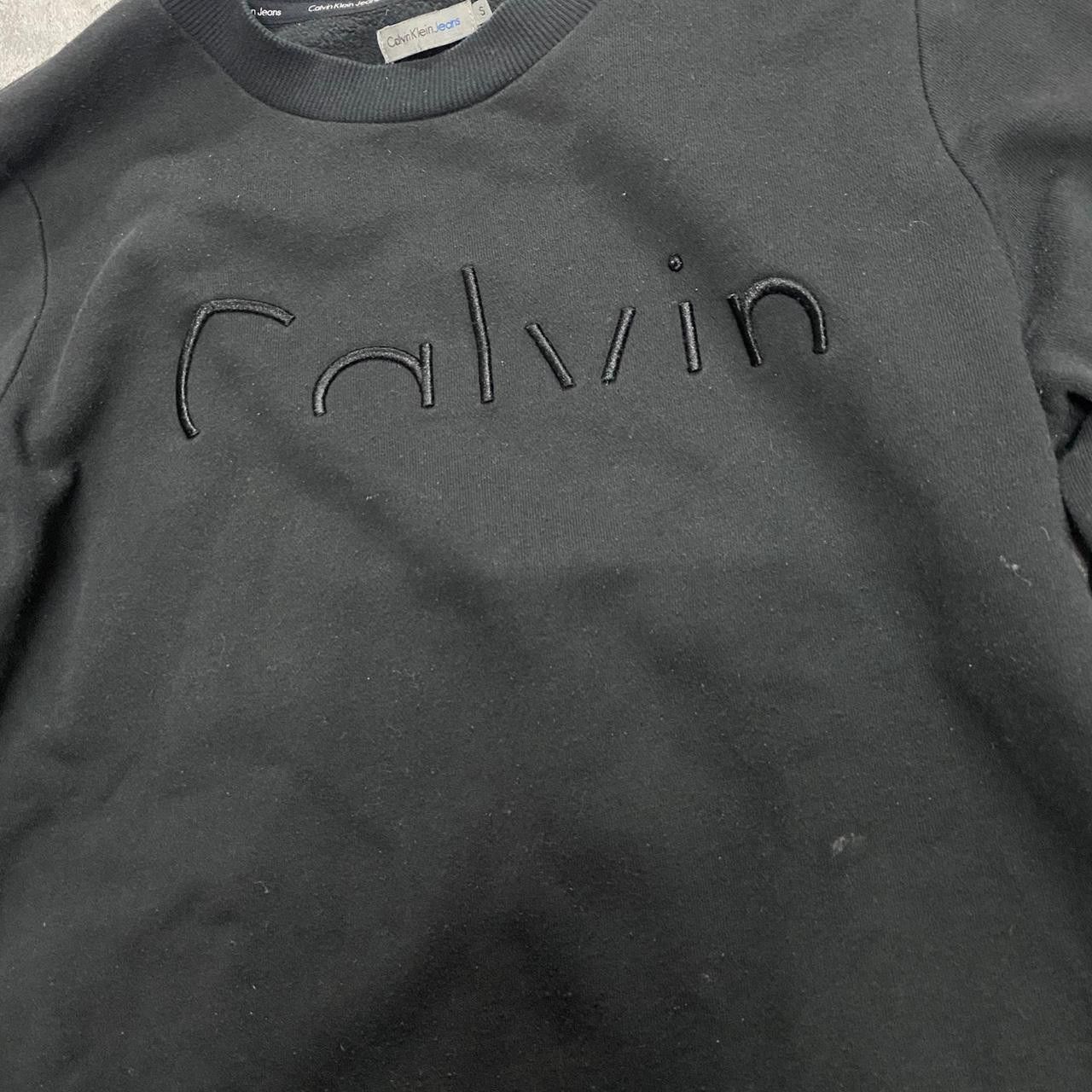 Calvin Klein Calvin Klein Embroidered Sweatshirt Boxy Black Logo Basic Size US S / EU 44-46 / 1 - 3 Thumbnail