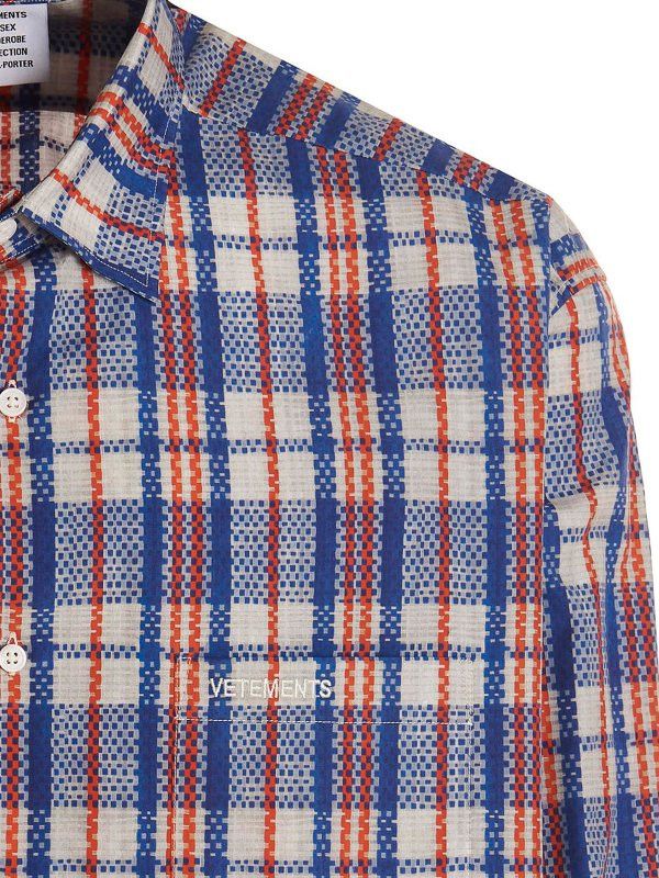 Vetements o1y0924 Checked Shirt in Multicolor Size US S / EU 44-46 / 1 - 3 Thumbnail