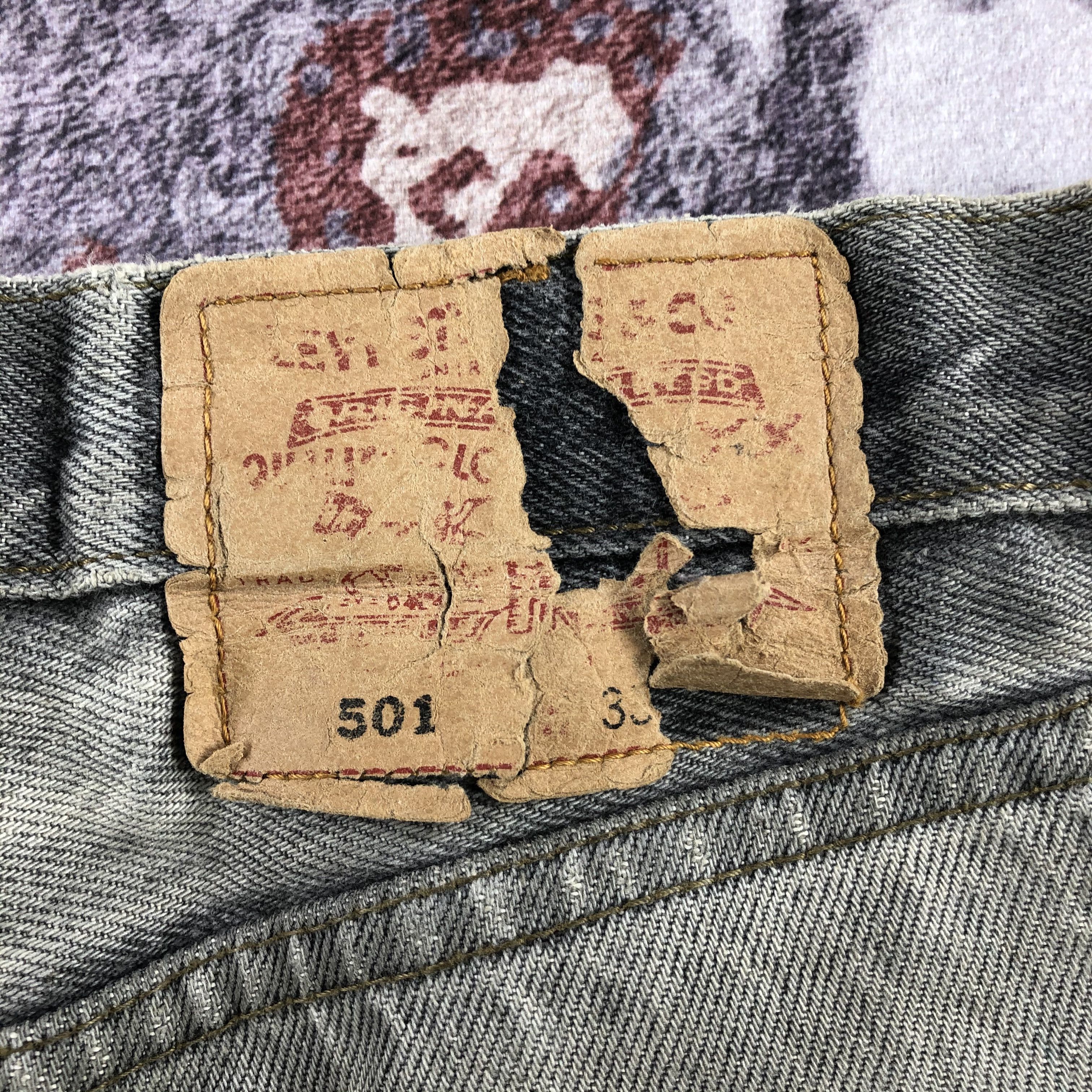 Levi's Vintage 90s Distress Levis 501 Jeans-JM2559 Size US 33 - 6 Thumbnail