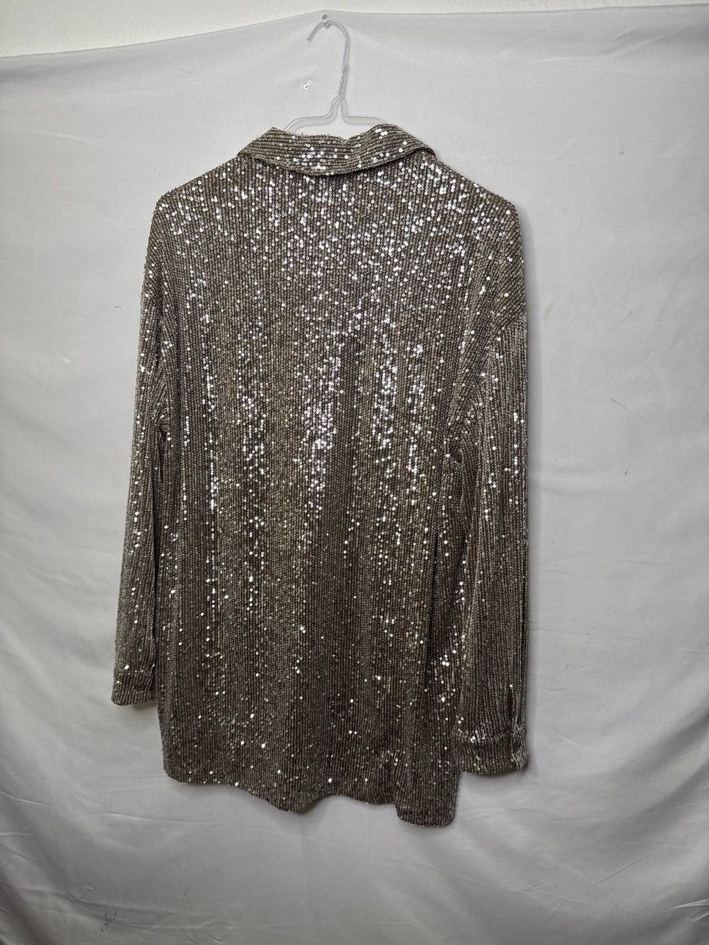 Anthropologie NWOT Anthropologie FLATWHITE sequin button down dress M MP Size M / US 6-8 / IT 42-44 - 7 Thumbnail