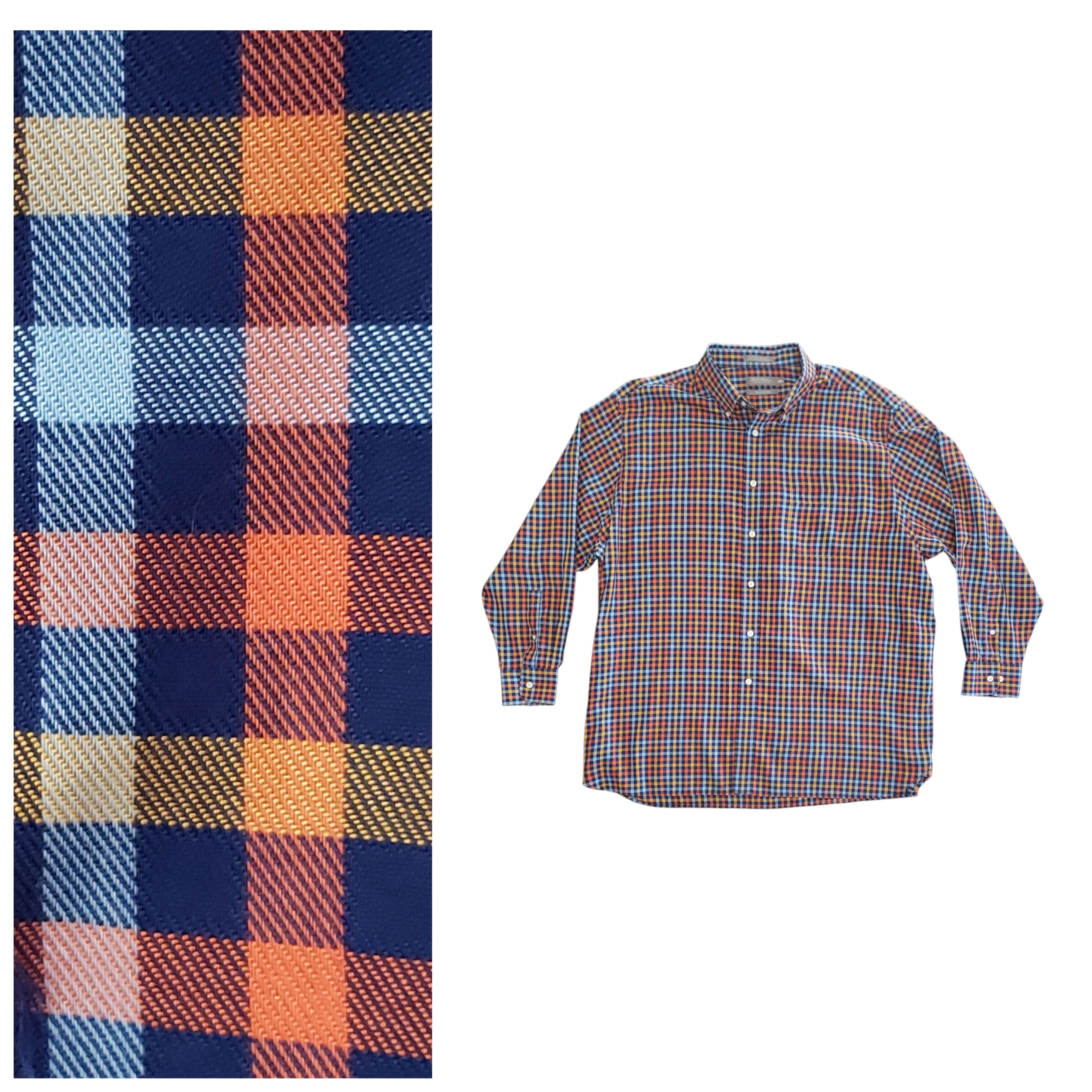 Daniel Cremieux Men's Daniel Cremieux Checked Button Down Shirt XXL Size US XXL / EU 58 / 5 - 1 Thumbnail